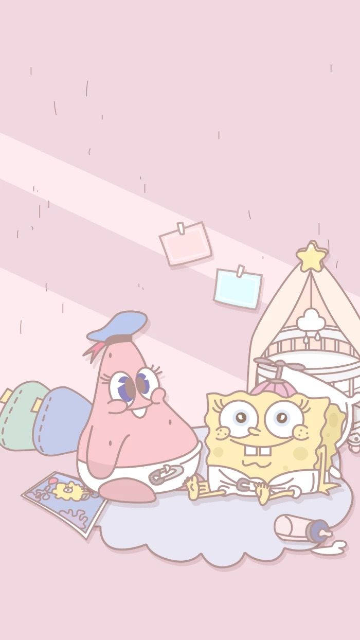 Μαλακή Αισθητική SpongeBob και Patrick Ταπετσαρία