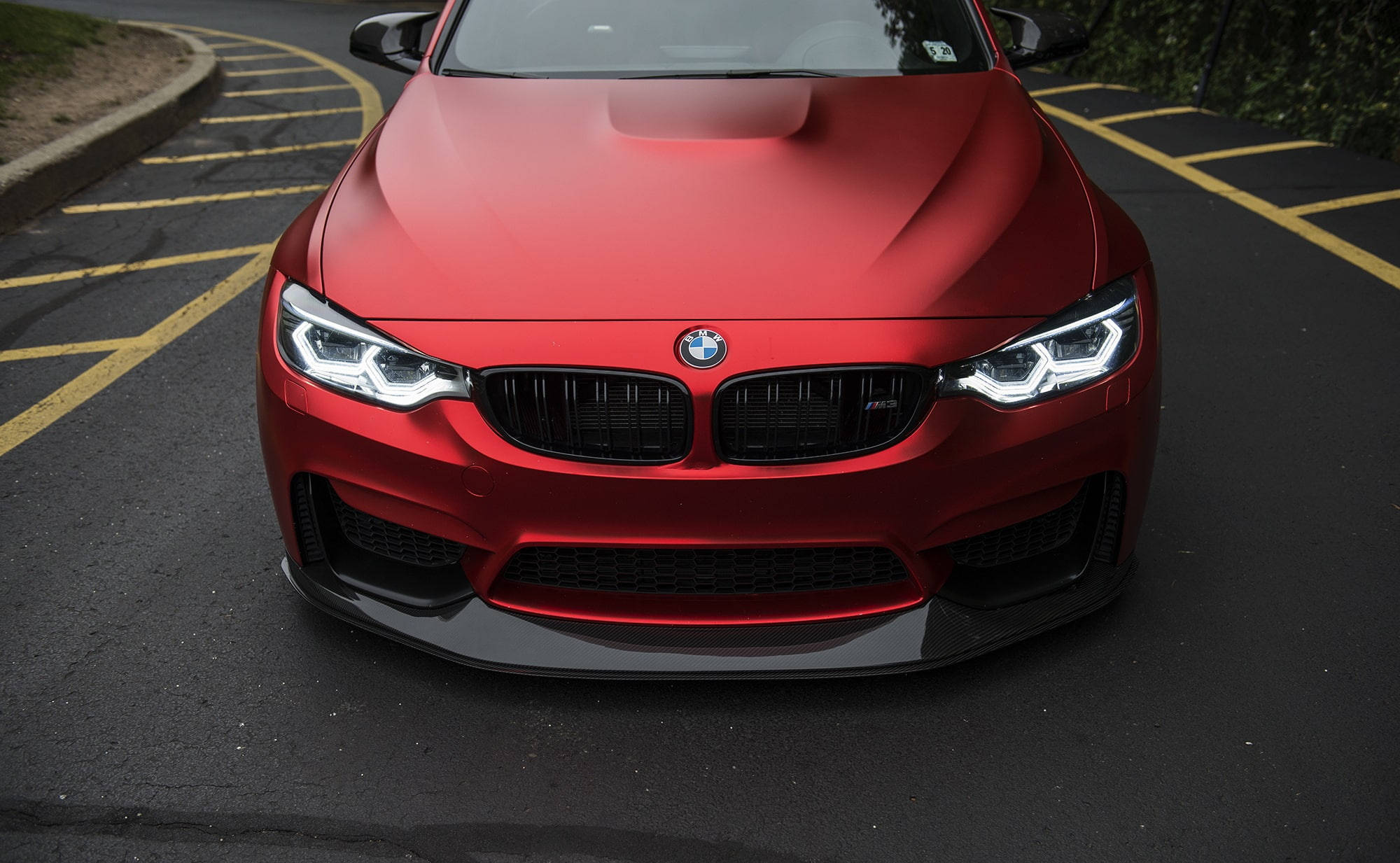 Ματ Κόκκινο M3 BMW Laptop Ταπετσαρία