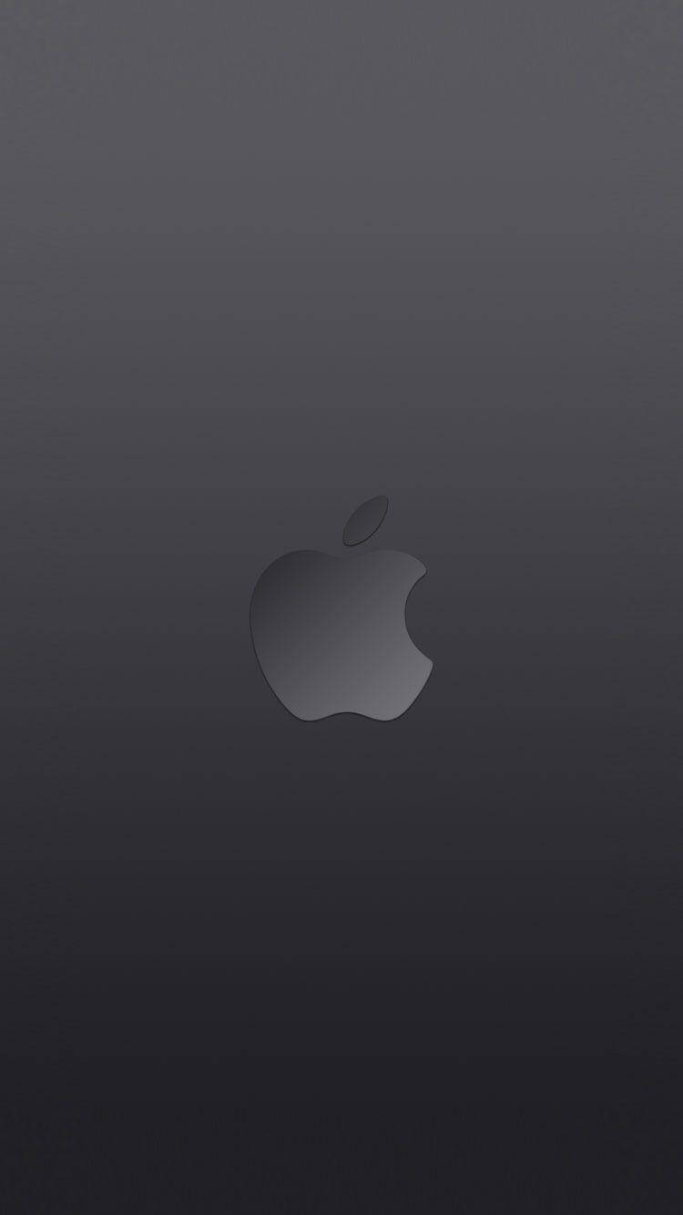 Ματ Μαύρο Λογότυπο Apple iPhone SE Ταπετσαρία