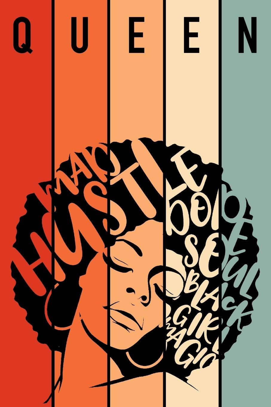 Μαύρη Γυναίκα Baddie Queen Ταπετσαρία
