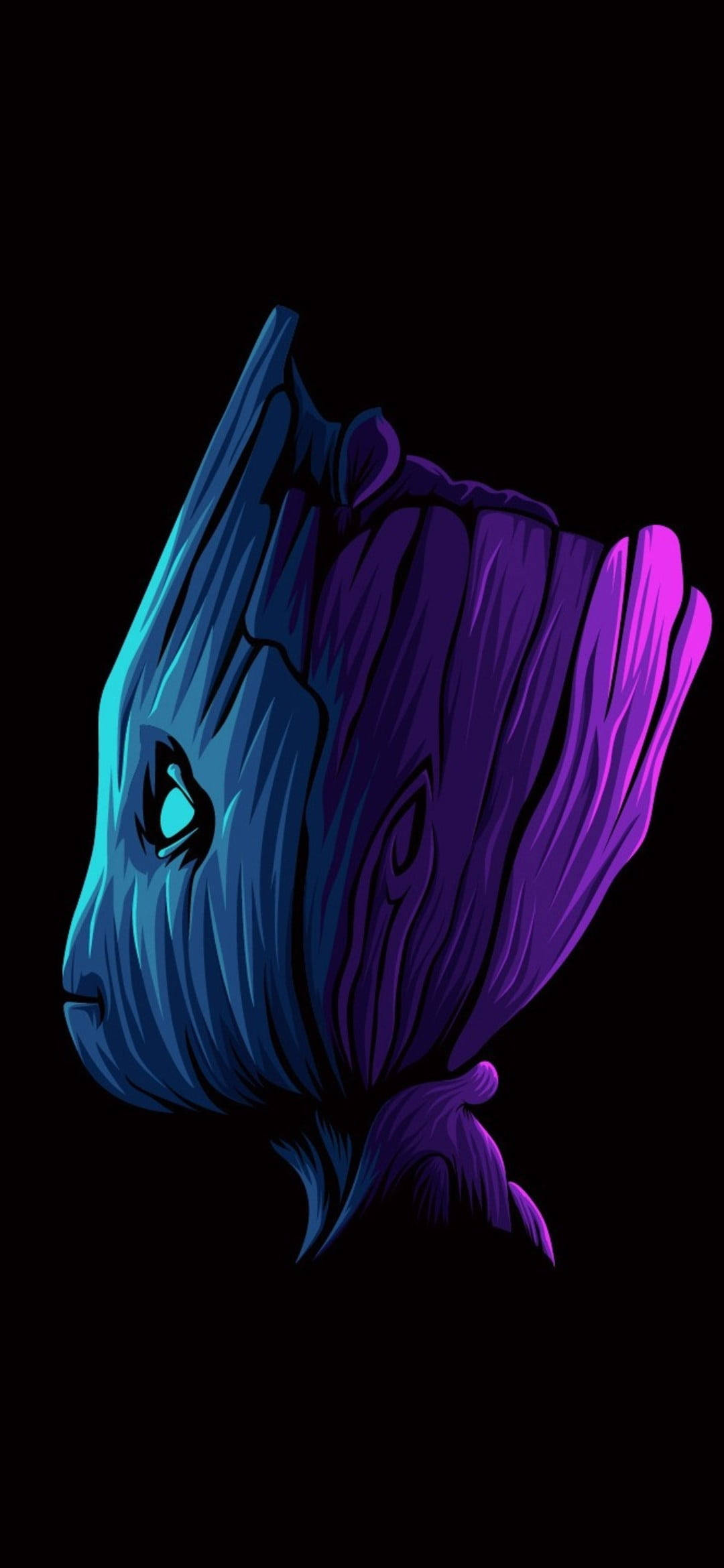 Μαύρο AMOLED Groot Ταπετσαρία