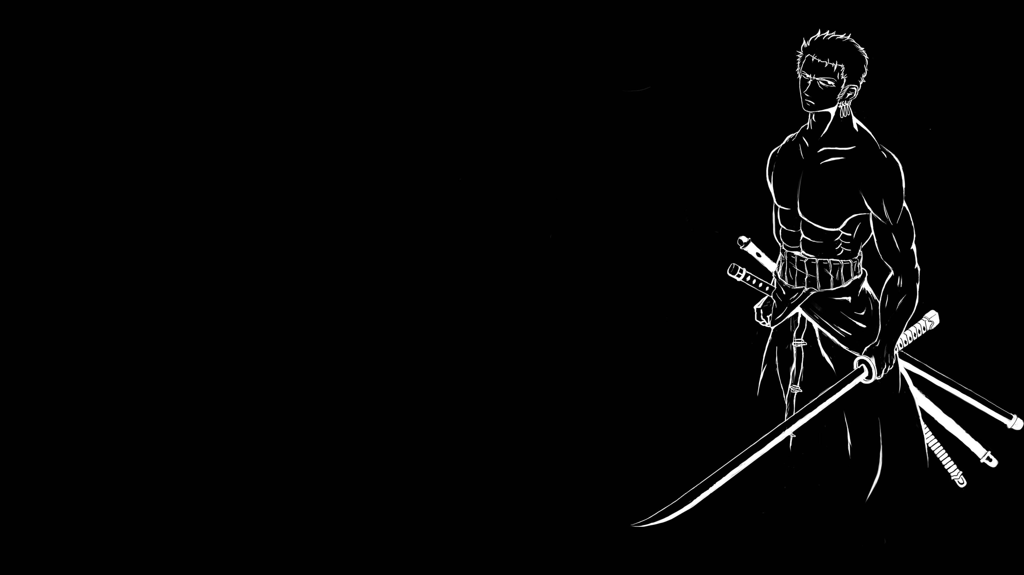 Μαύρο Anime Zoro Ταπετσαρία