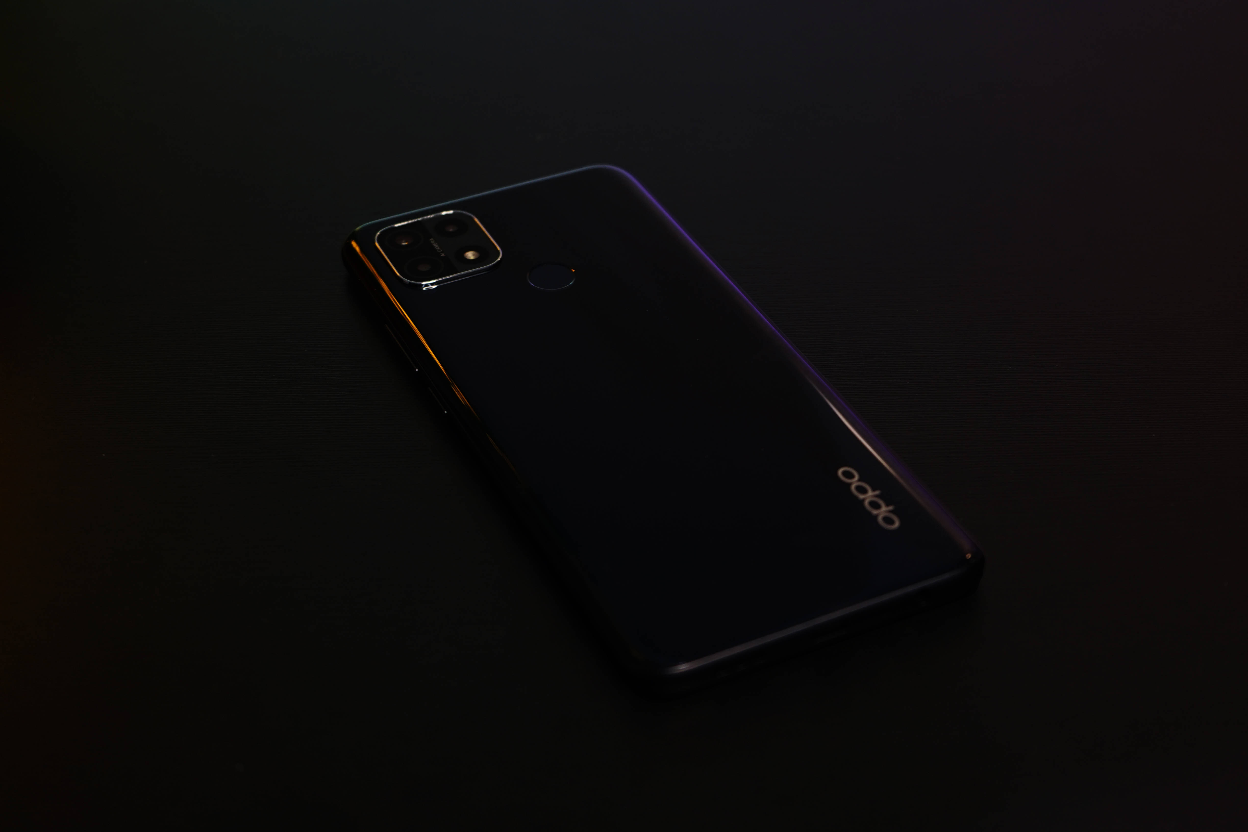 Μαύρο Oppo Smartphone Ταπετσαρία