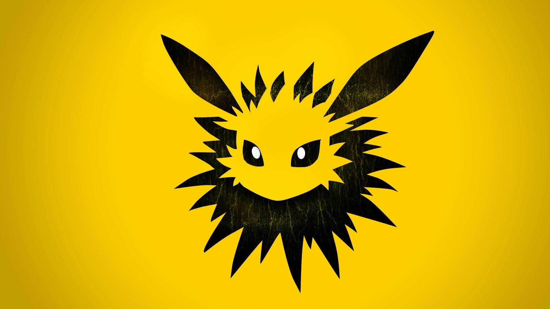 Μαύρο και Κίτρινο Jolteon Ταπετσαρία