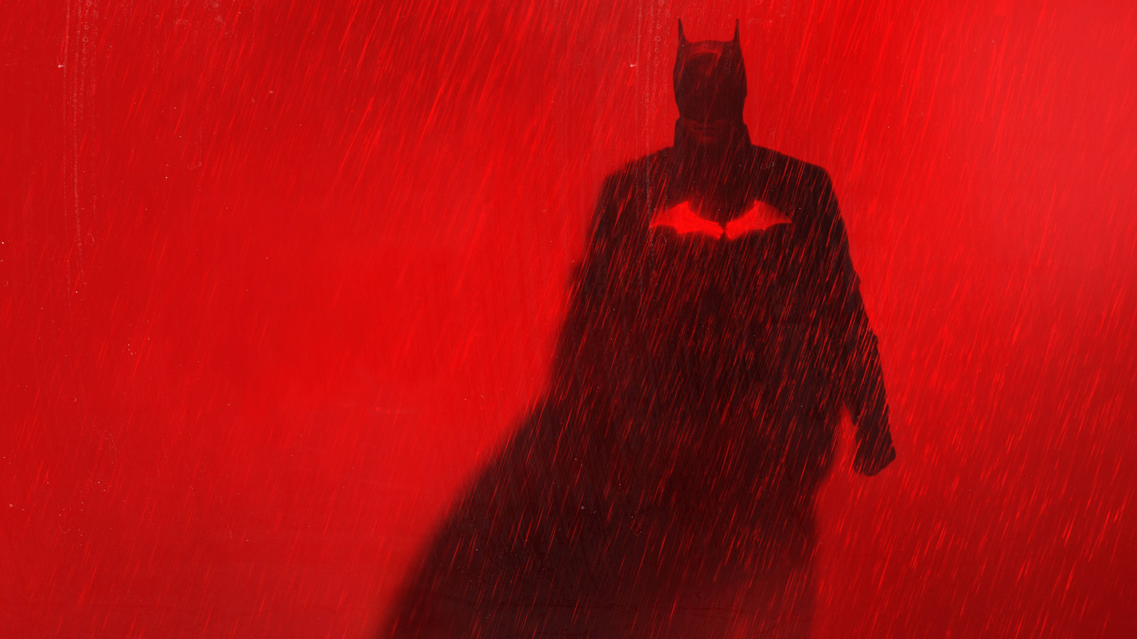 Μαύρο Κόκκινο 4K Αφίσα Batman Ταπετσαρία