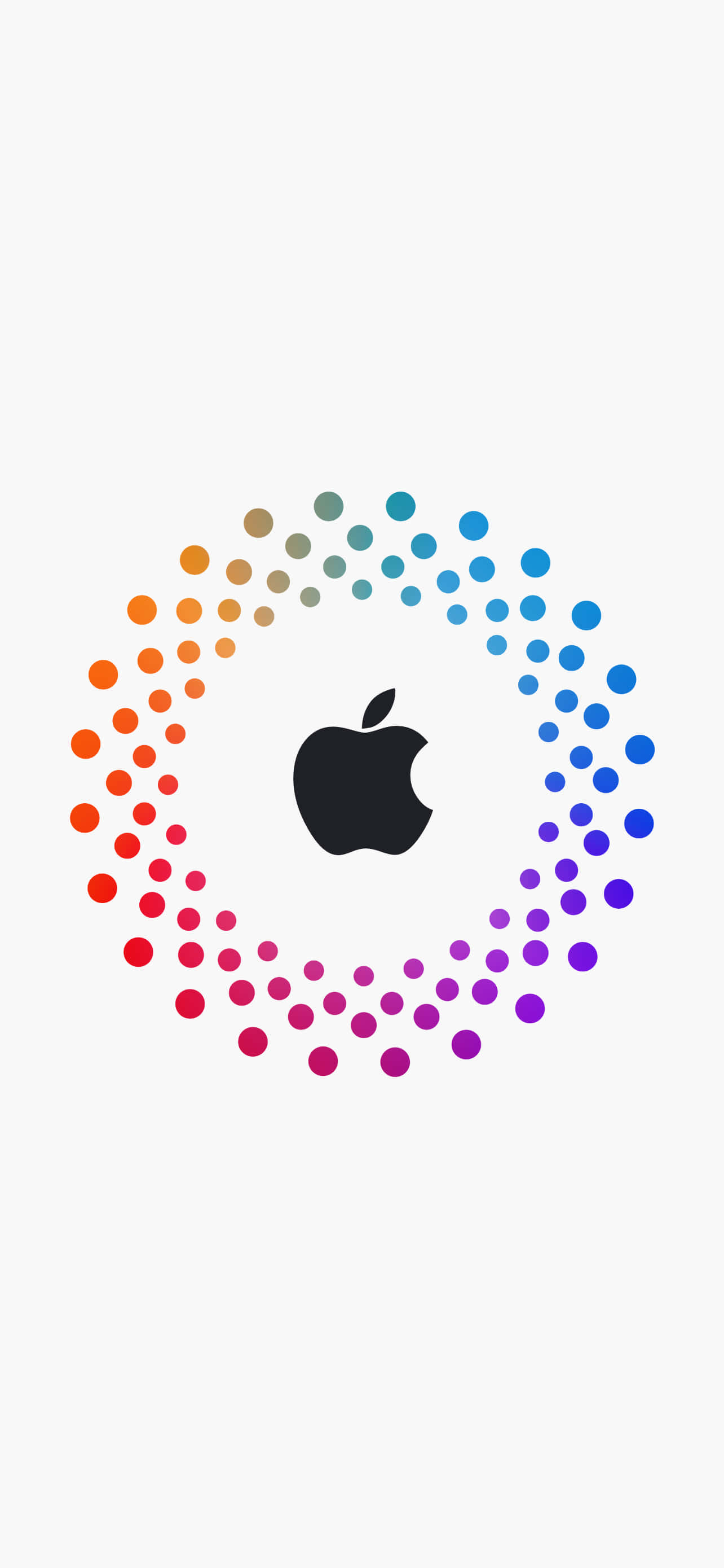 Μαύρο Λογότυπο με Κουκκίδες Καταπληκτικό Apple HD iPhone Ταπετσαρία