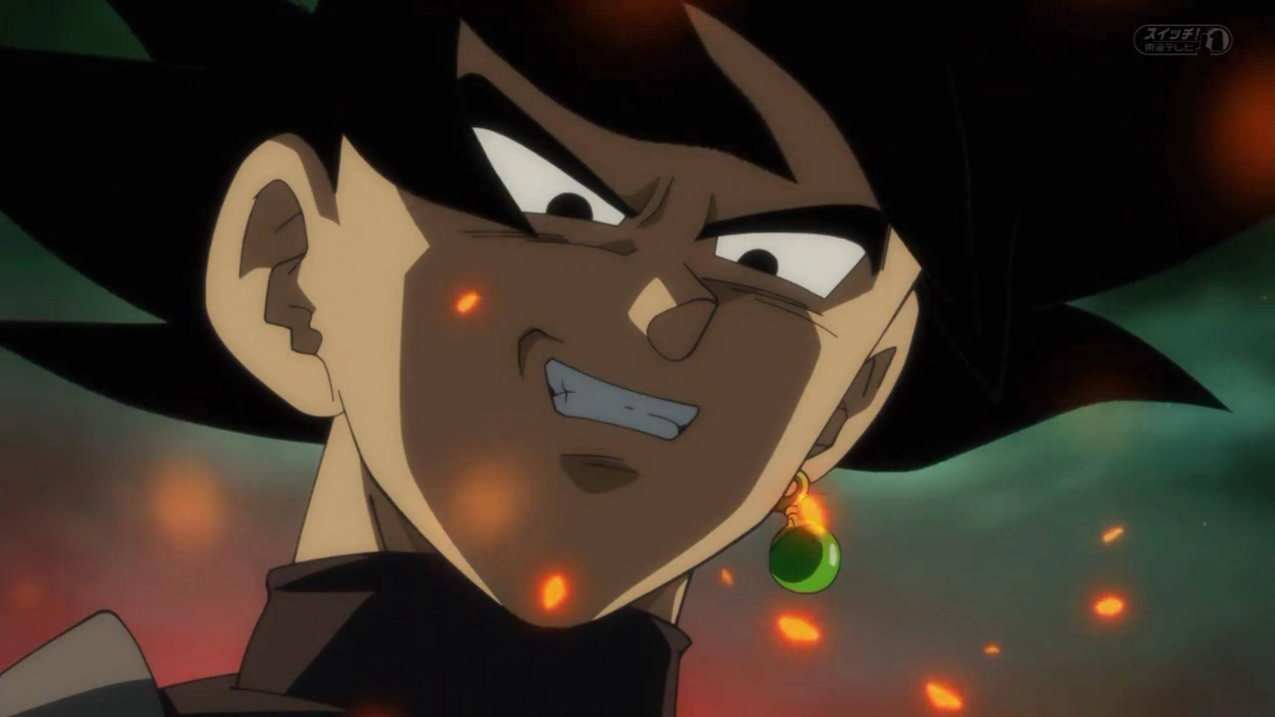 Μαύρος Goku με Σατανικό Χαμόγελο Ταπετσαρία