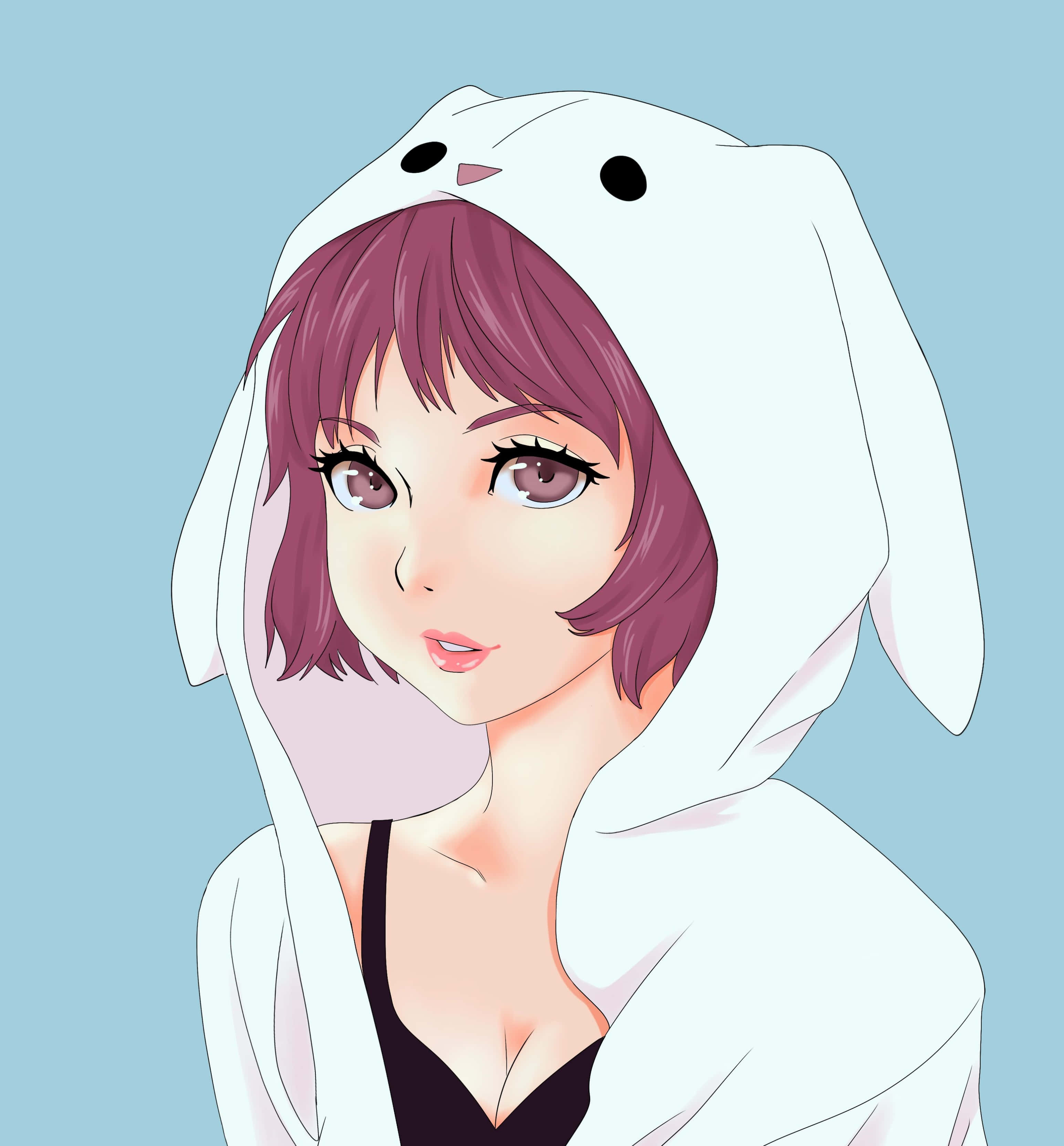 Μείνε ζεστός αυτό τον χειμώνα με αυτή τη stylish hoodie anime κοπέλας! Ταπετσαρία