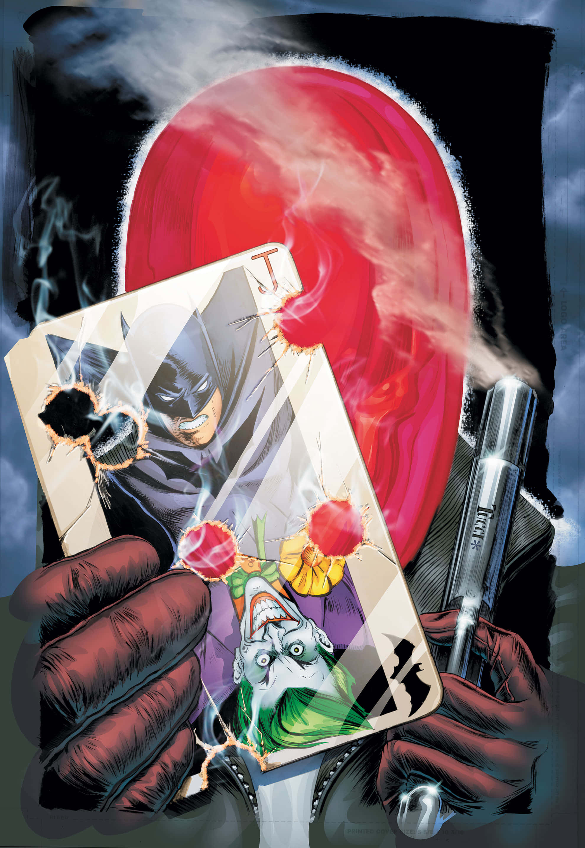 Μια Σκηνή Δράσης του Red Hood Ταπετσαρία