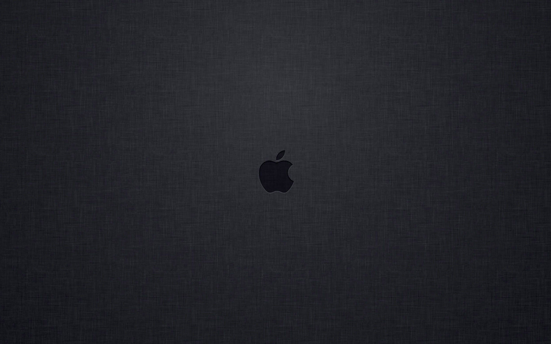 Μικρό μαύρο λογότυπο Apple Mac — Μαύρο Ταπετσαρία