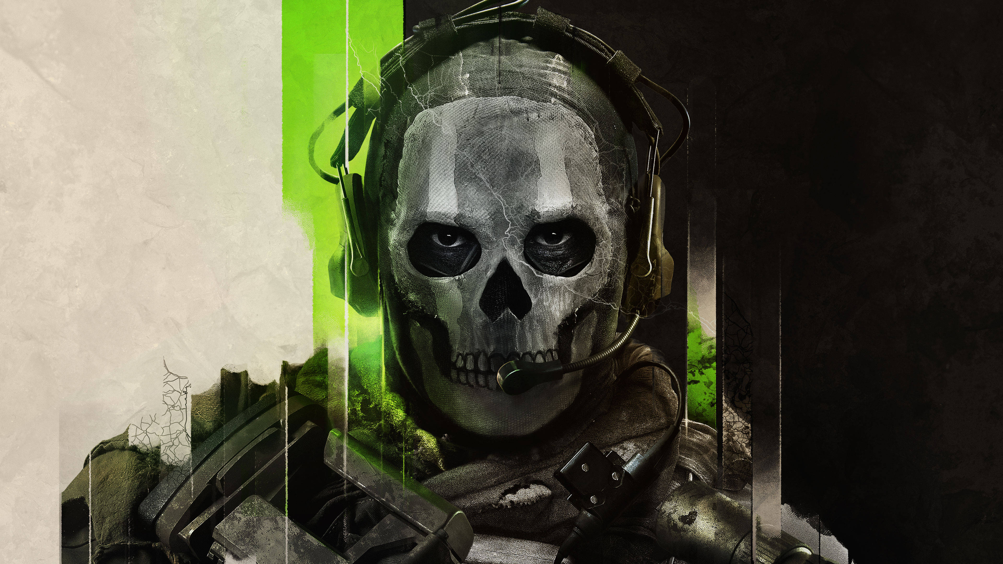Μινιμαλιστικό 4K Call Of Duty Ghost Ταπετσαρία