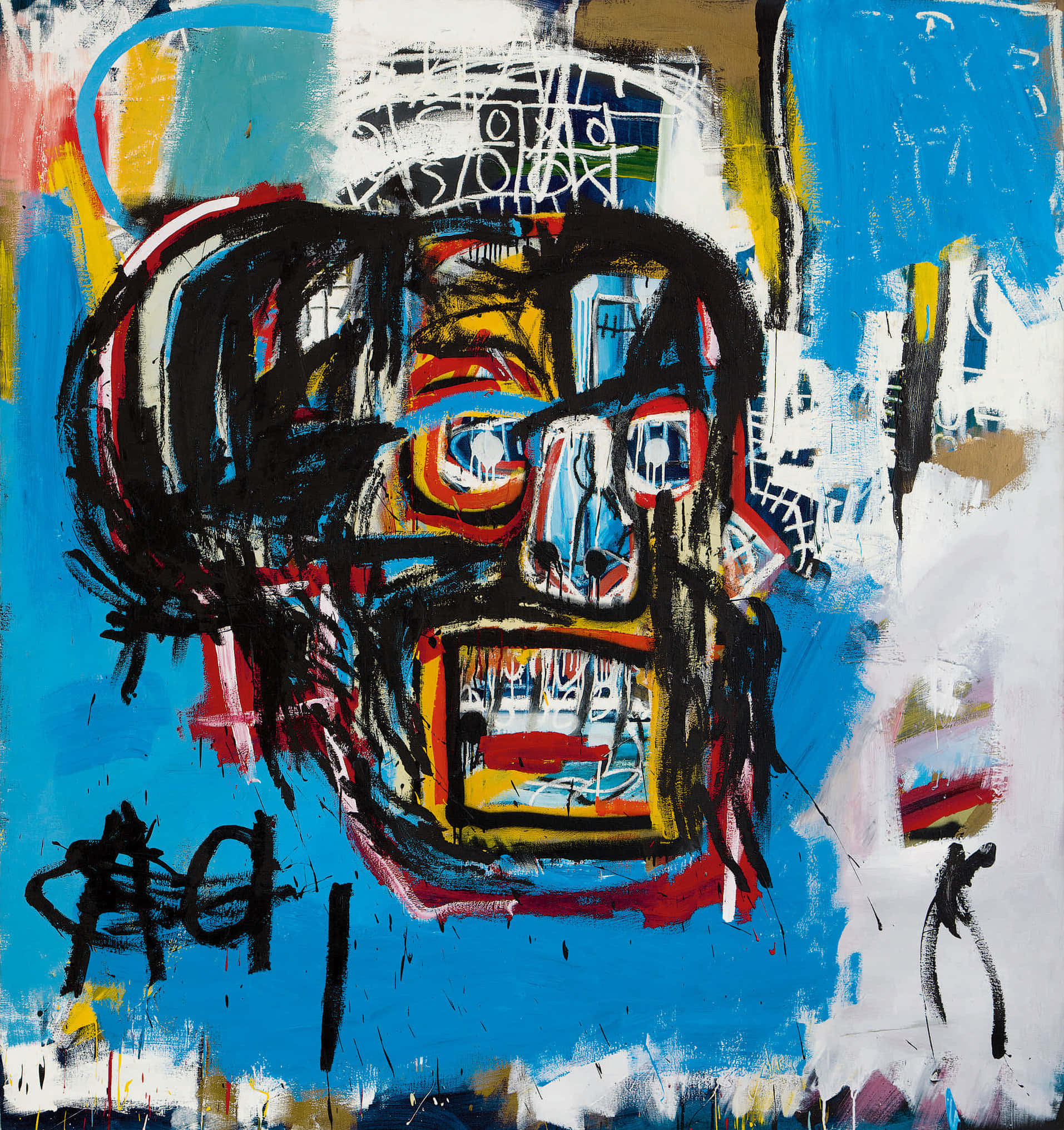 Μοναδικό, ζωντανό έργο τέχνης του Jean-Michel Basquiat Ταπετσαρία