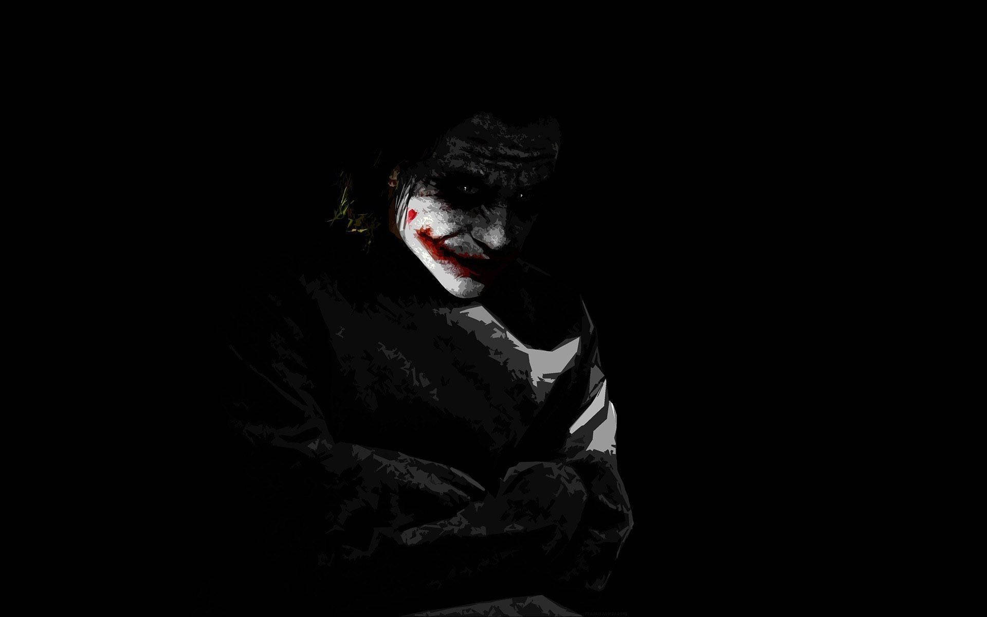Ταπετσαρία Μοναχικός Τζόκερ στις Σκιές — Joker Ταπετσαρία