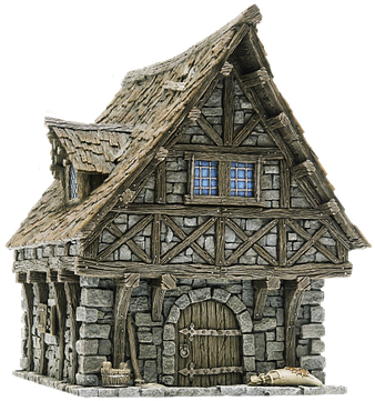 Μοντέλο Σπιτιού Μεσαιωνικού Στυλ Ταπετσαρία
