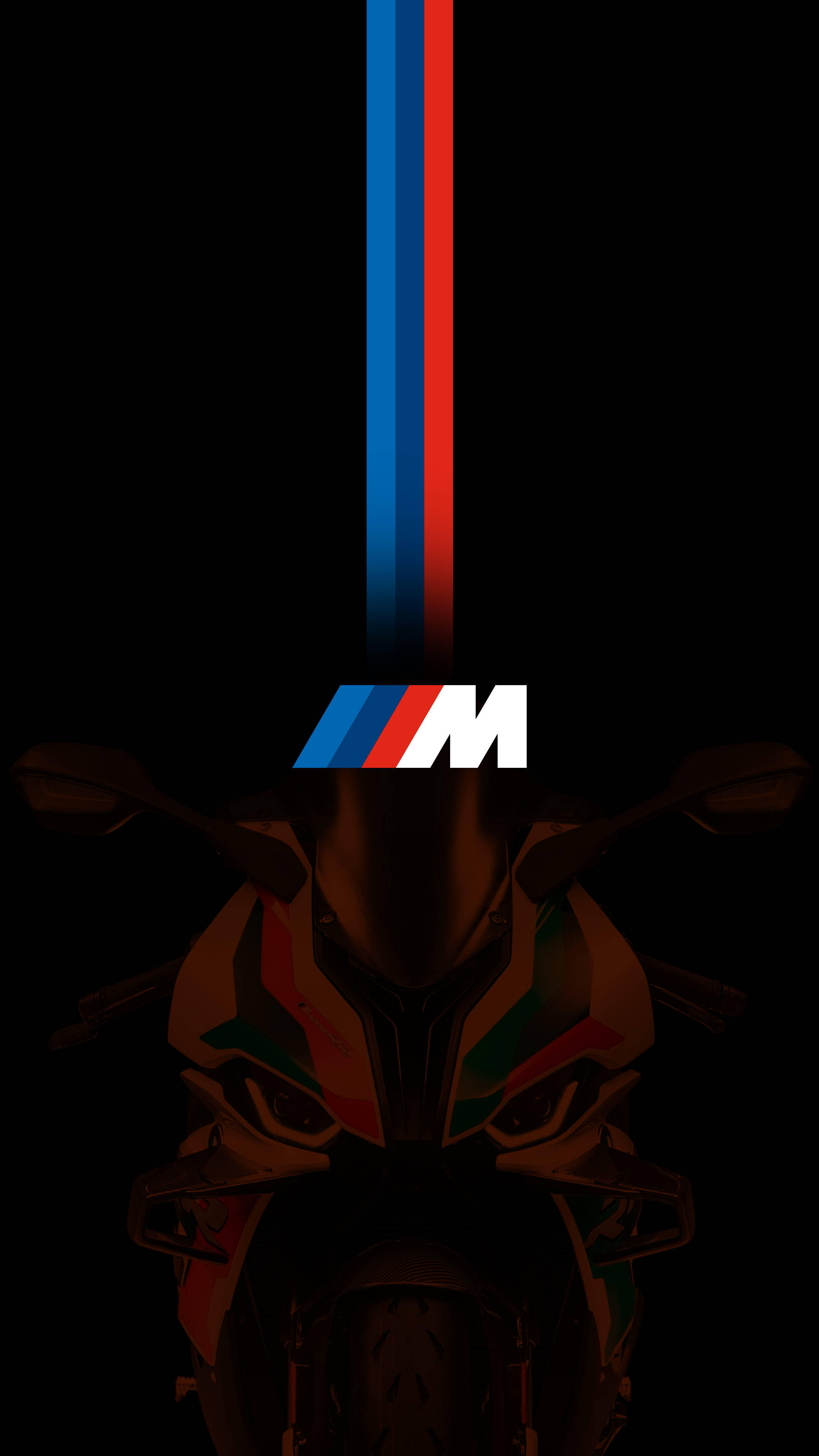 Μοτοσικλέτα με Λογότυπο BMW M Ταπετσαρία
