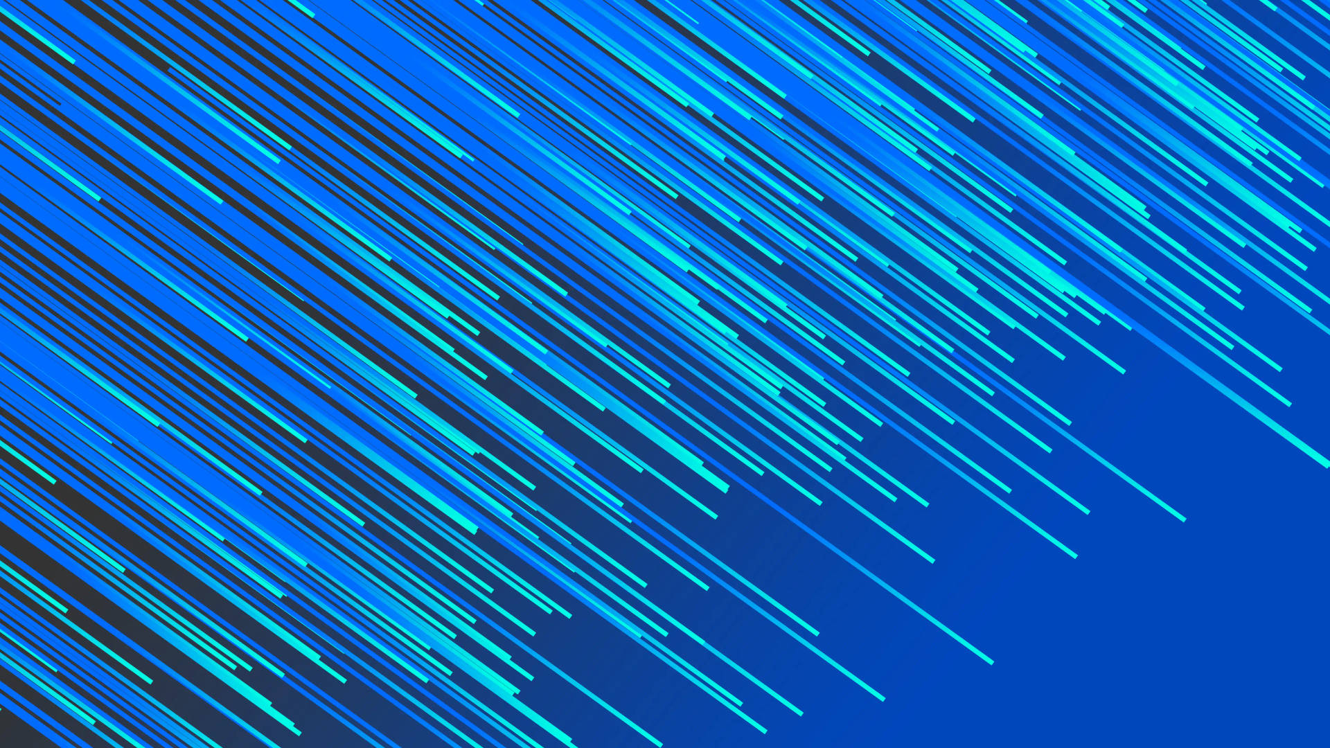 Μπλε 4K Μινιμαλιστική Βροχή Μετεωριτών — Cool GIF Ταπετσαρία
