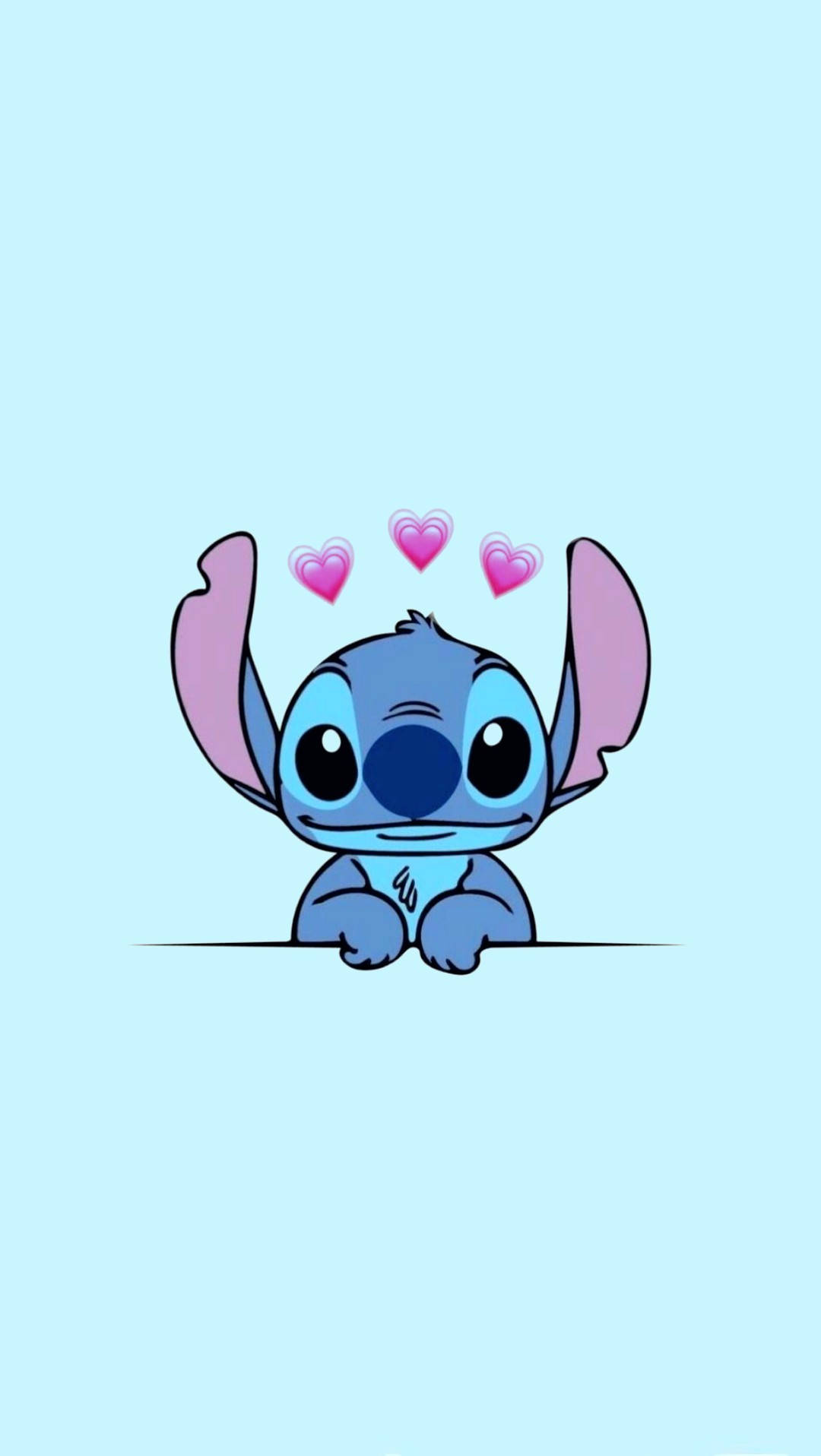 Μπλε Stitch στο iPhone Ταπετσαρία