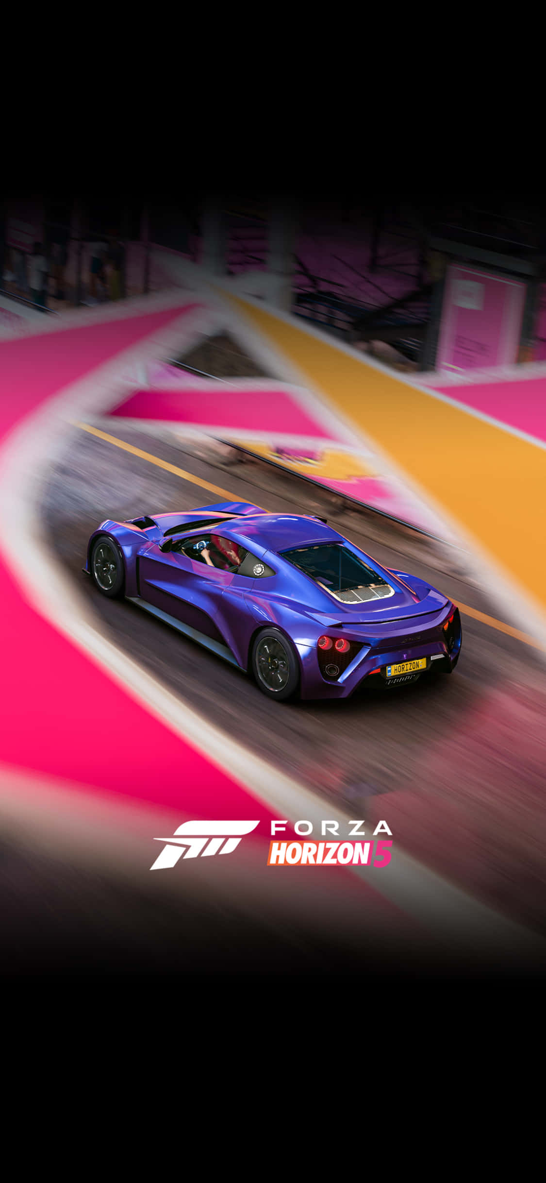 Μπλε Zenvo iPhone X Forza Motorsport 7 Φόντο Ταπετσαρία