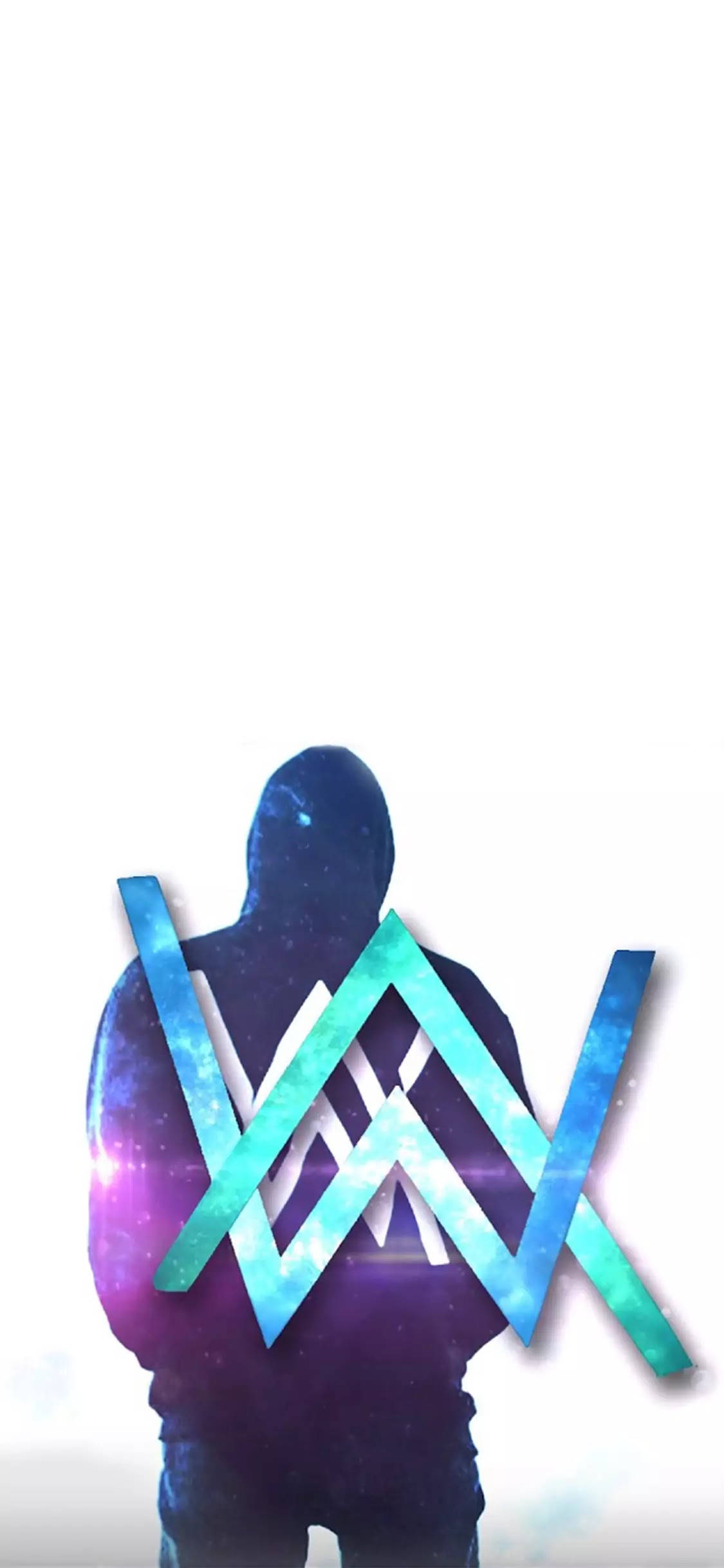 Μπλε λογότυπο Alan Walker Ταπετσαρία
