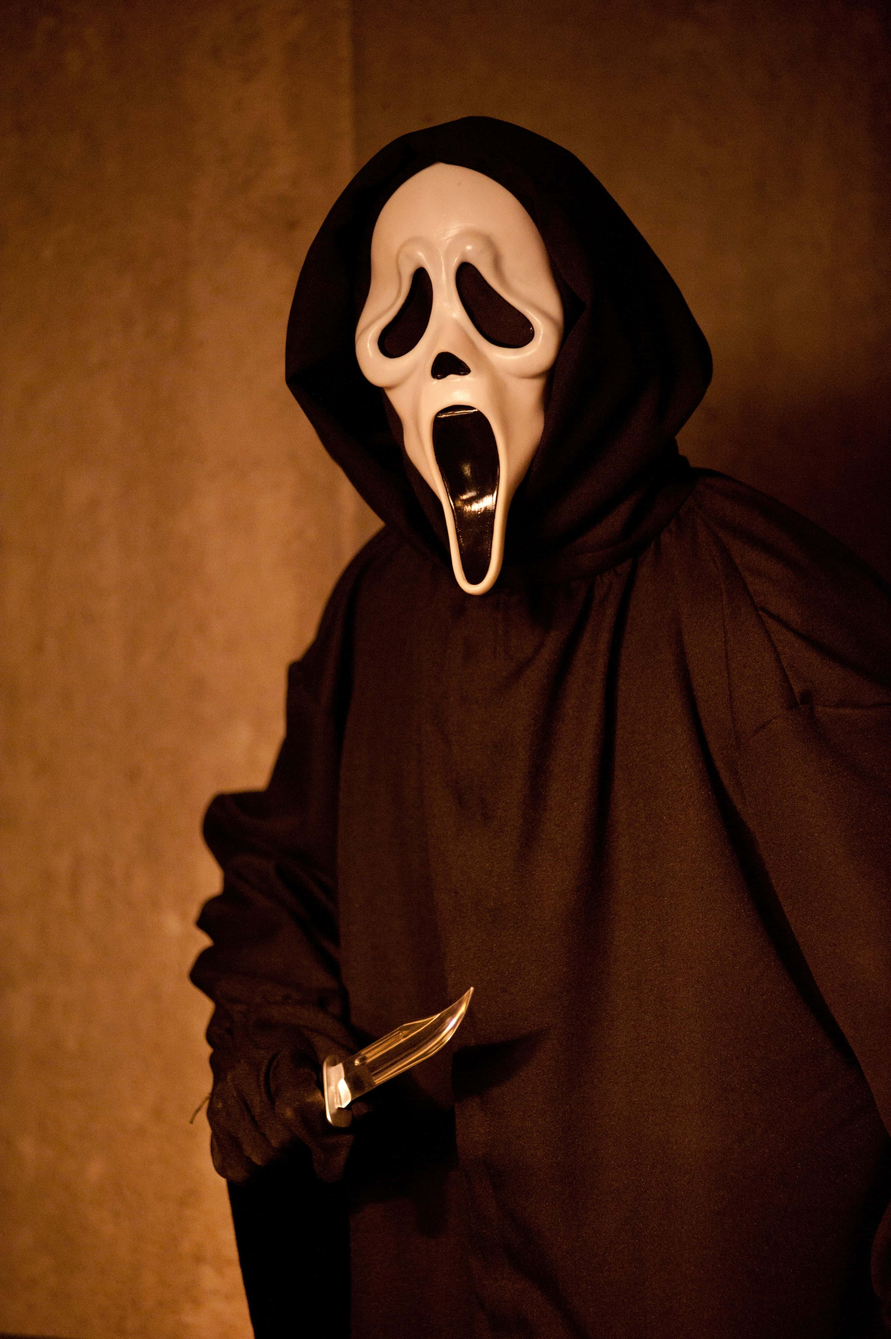 Μυστηριώδης Ghostface στις Σκιές Ταπετσαρία