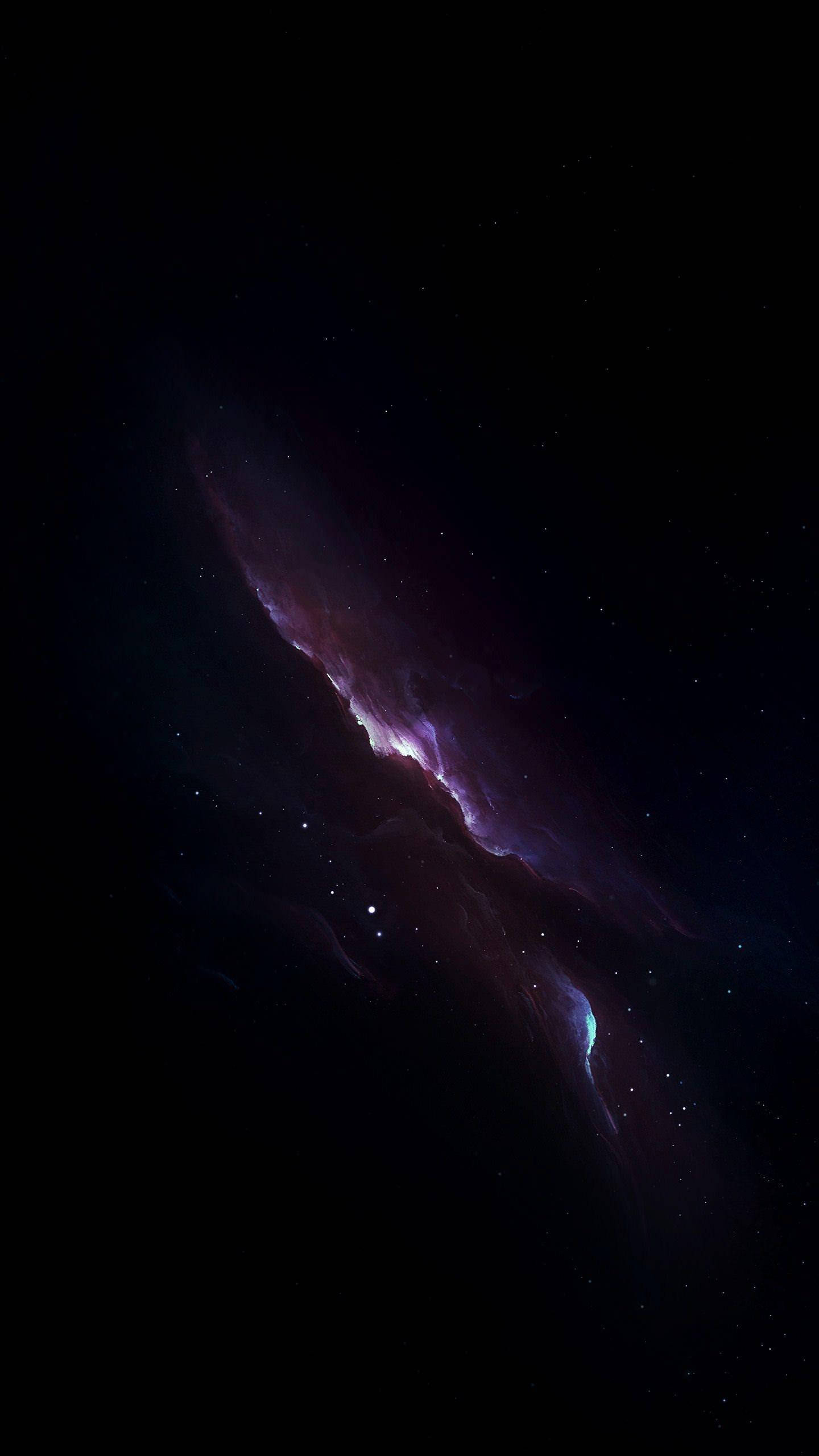 Μωβ Νεφέλωμα OLED για iPhone XS Max Ταπετσαρία