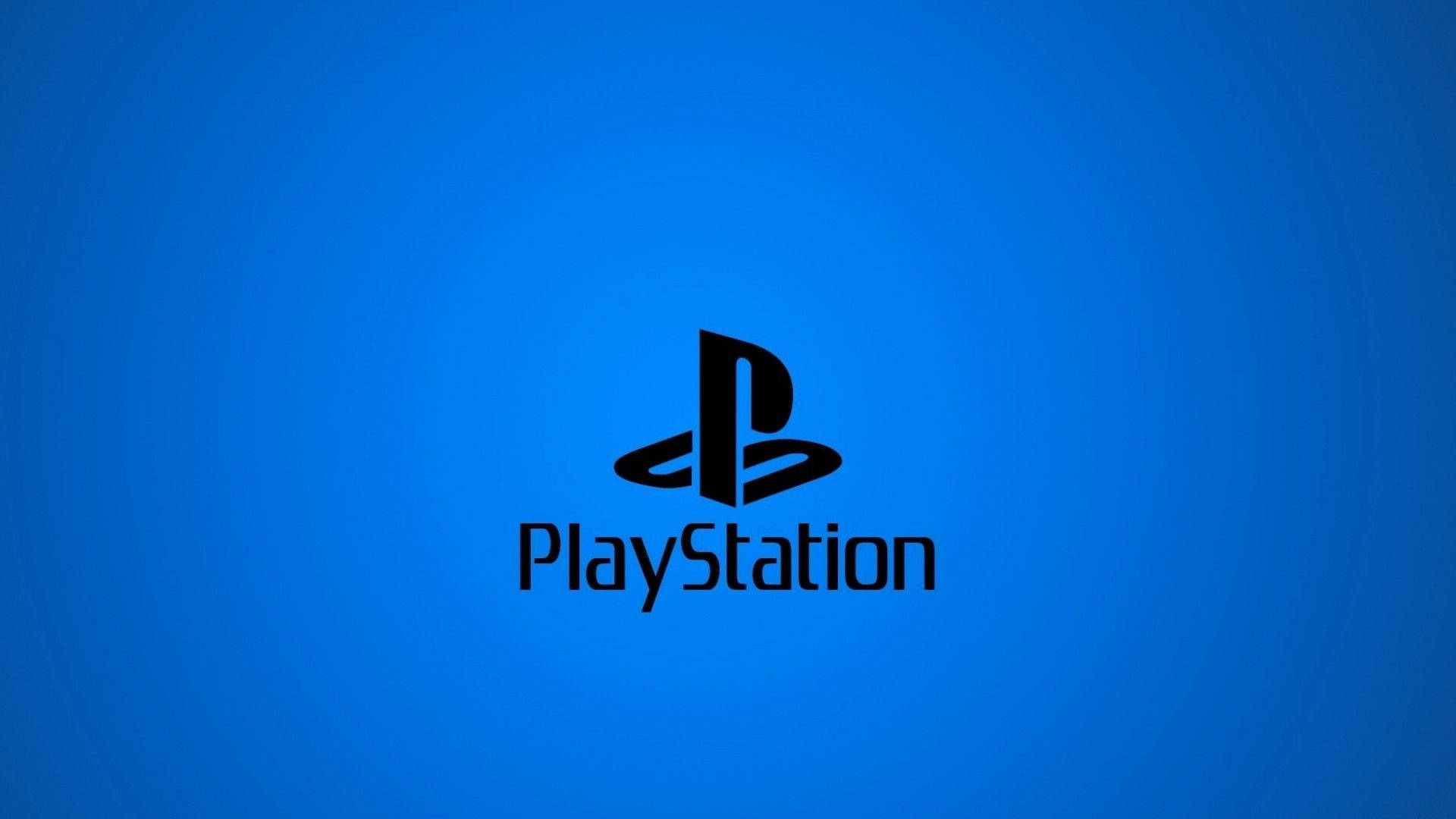 Νέον Μπλε Λογότυπο PS4 Ταπετσαρία