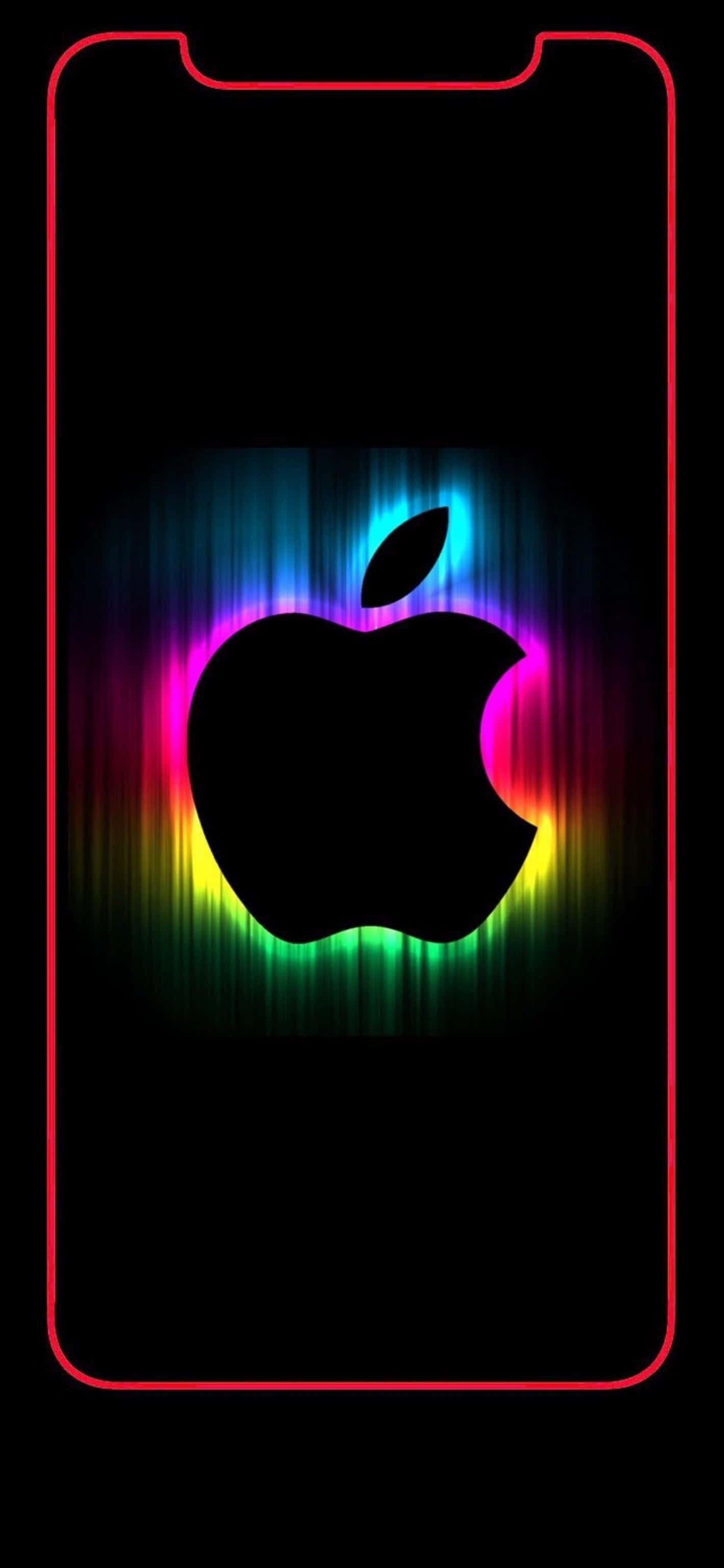 Νέον Ουράνιο Τόξο Φως Καταπληκτικό Apple HD iPhone Ταπετσαρία