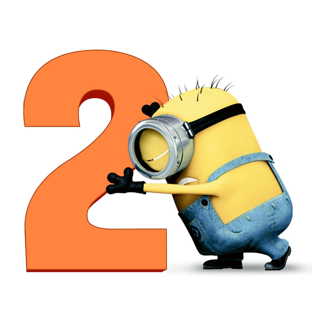Νούμερο 2 Stuart Minion Χαριτωμένη Ταινία Ταπετσαρία