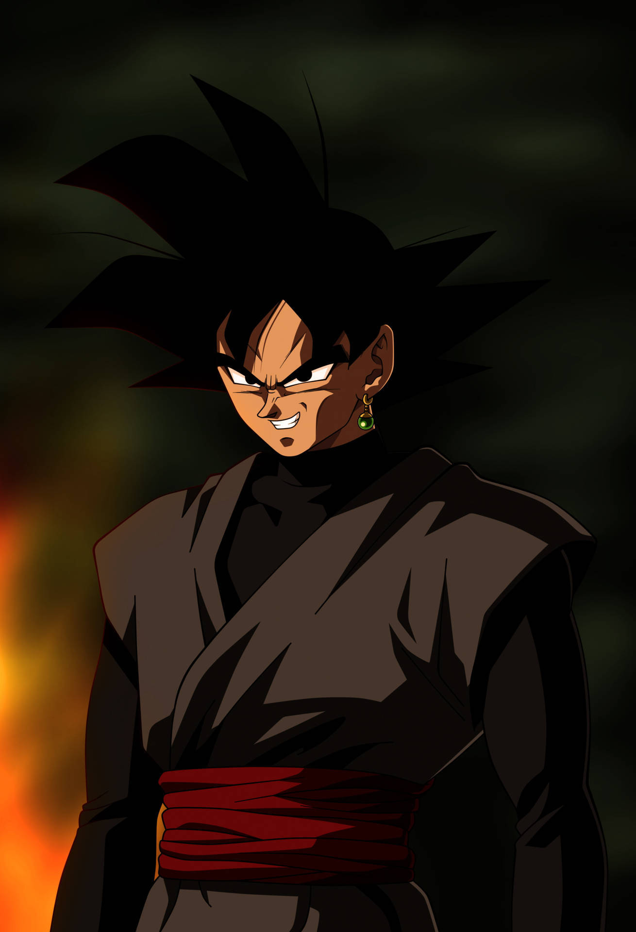 Ντράγκον Μπολ Ζάμασου Black Goku Αισθητική Ταπετσαρία