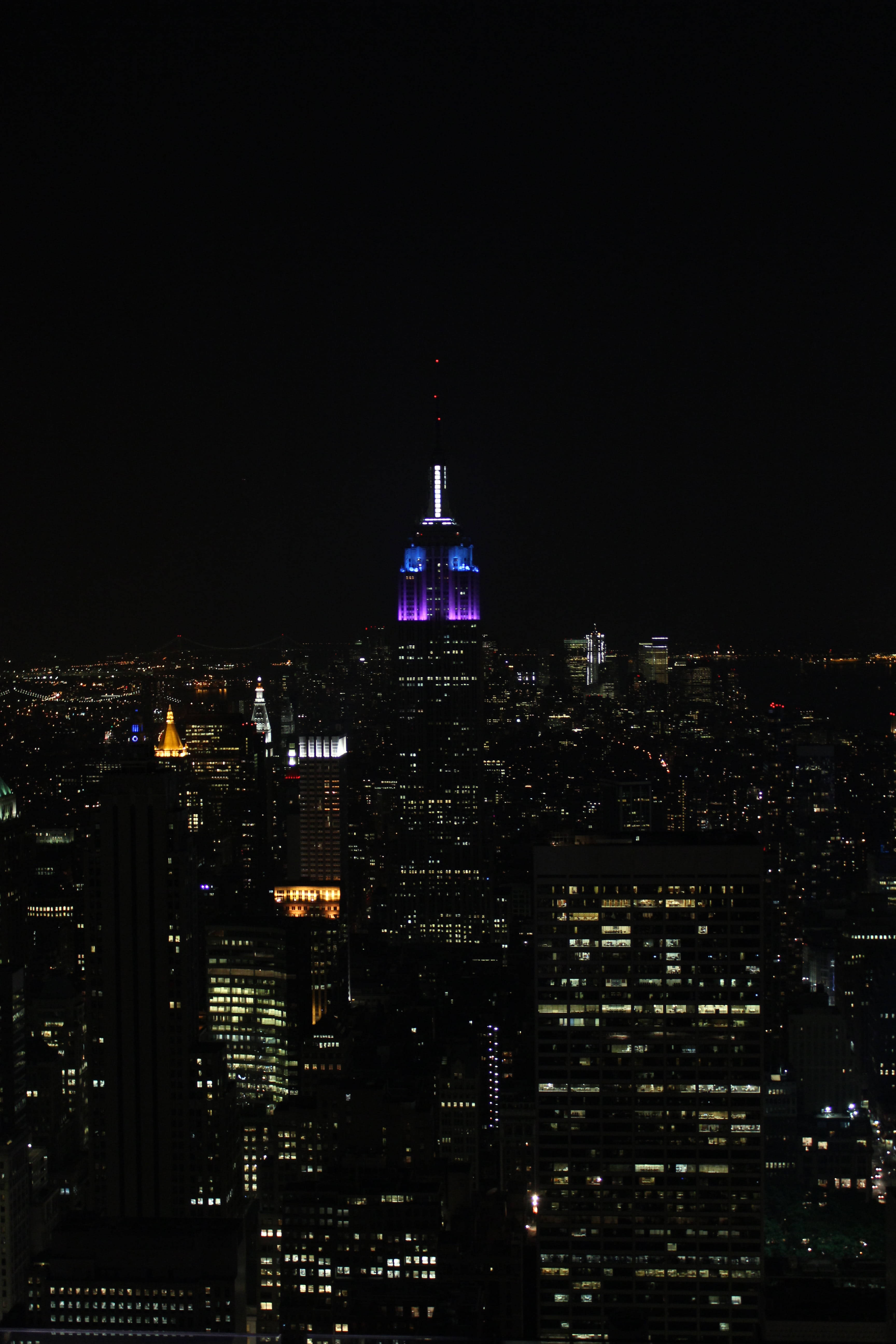 Νυχτερινός Ορίζοντας του Empire State, Νέα Υόρκη, σε Ταπετσαρία iPhone Ταπετσαρία