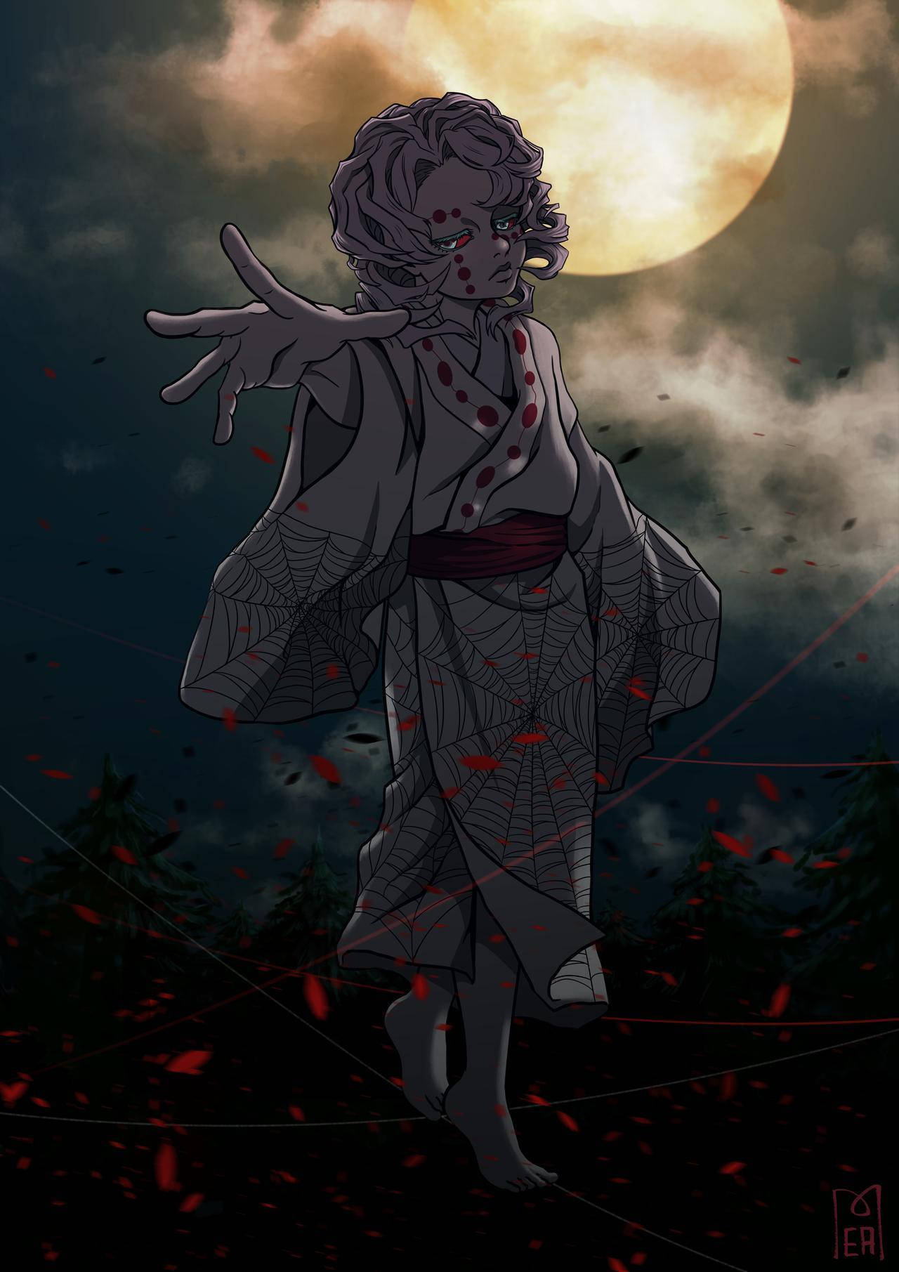 Νύχτα με τον Ρούι Demon Slayer Ταπετσαρία
