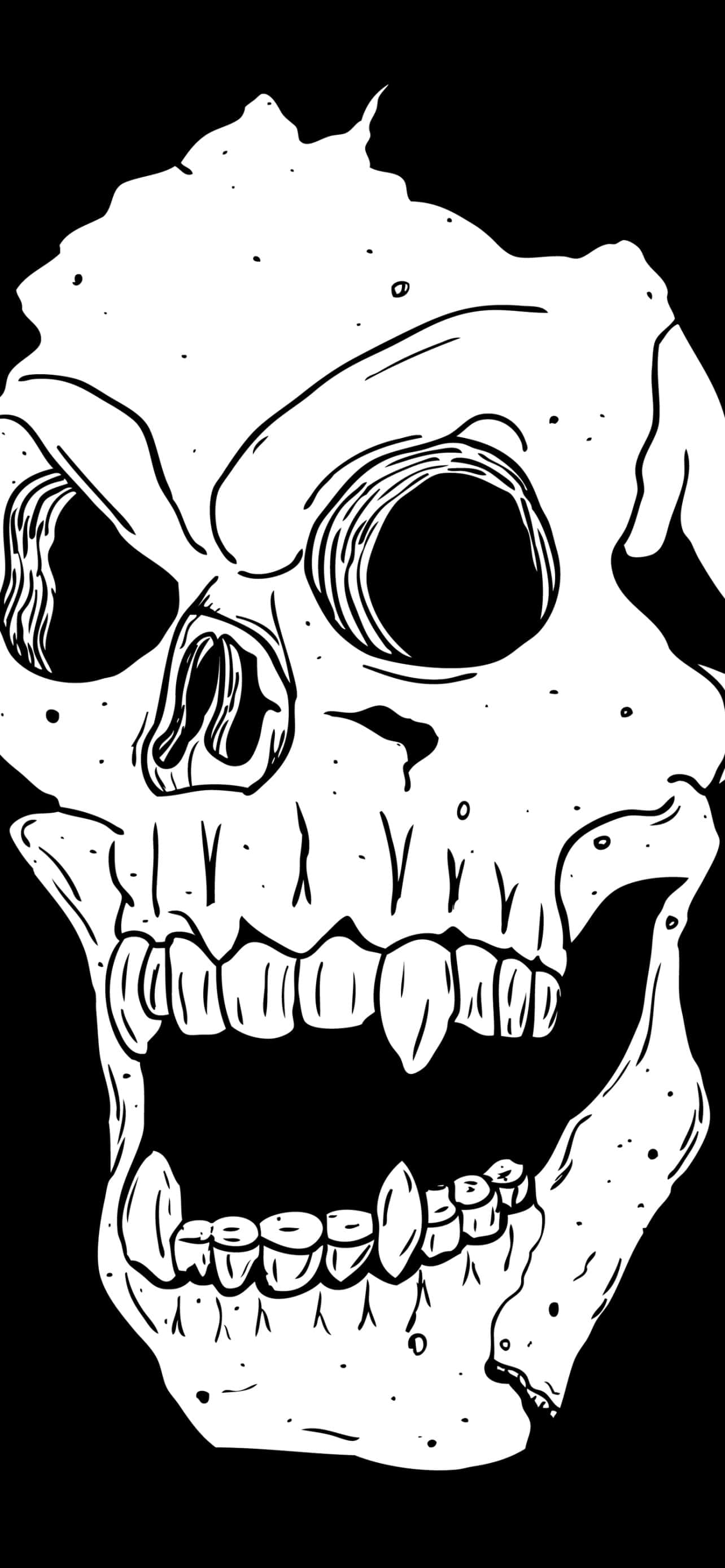Ξεκινήστε τη συζήτηση με το Skull Phone Ταπετσαρία