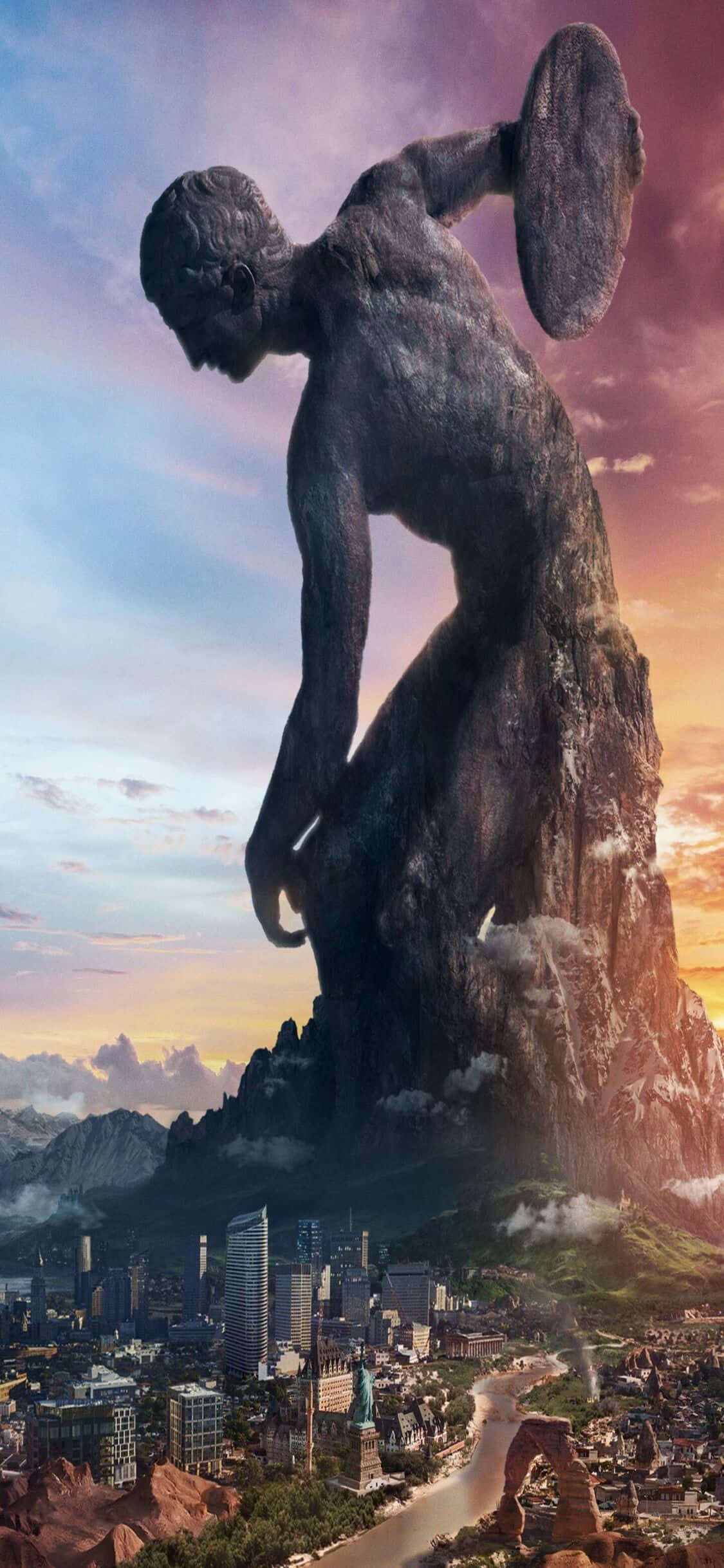 Ξεκλειδώστε την Αρχαία Δύναμη του Civilization V στο iPhone X σας Ταπετσαρία