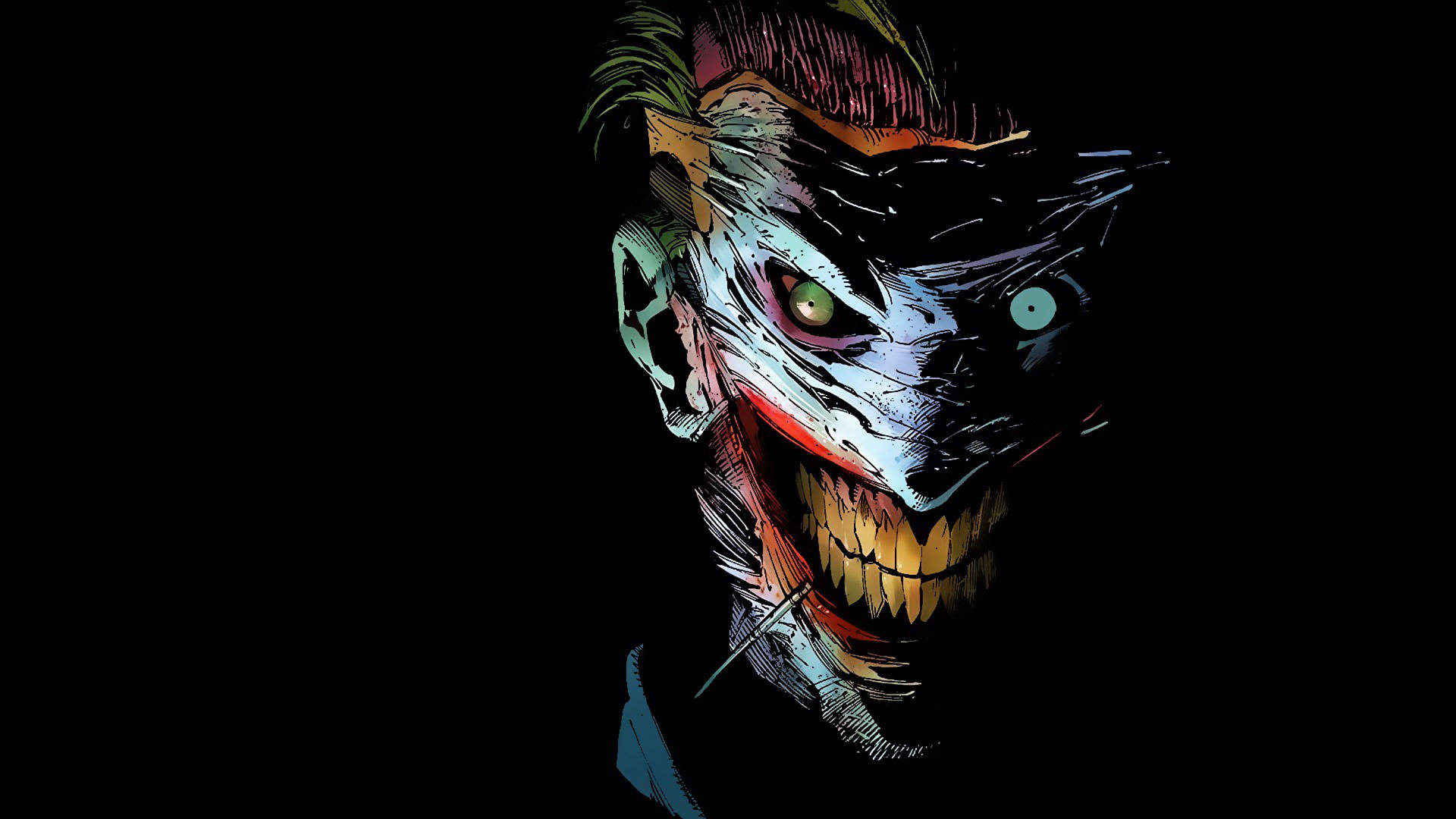 Ταπετσαρία Ξεφλουδισμένου Τρελού Τζόκερ — Joker Ταπετσαρία