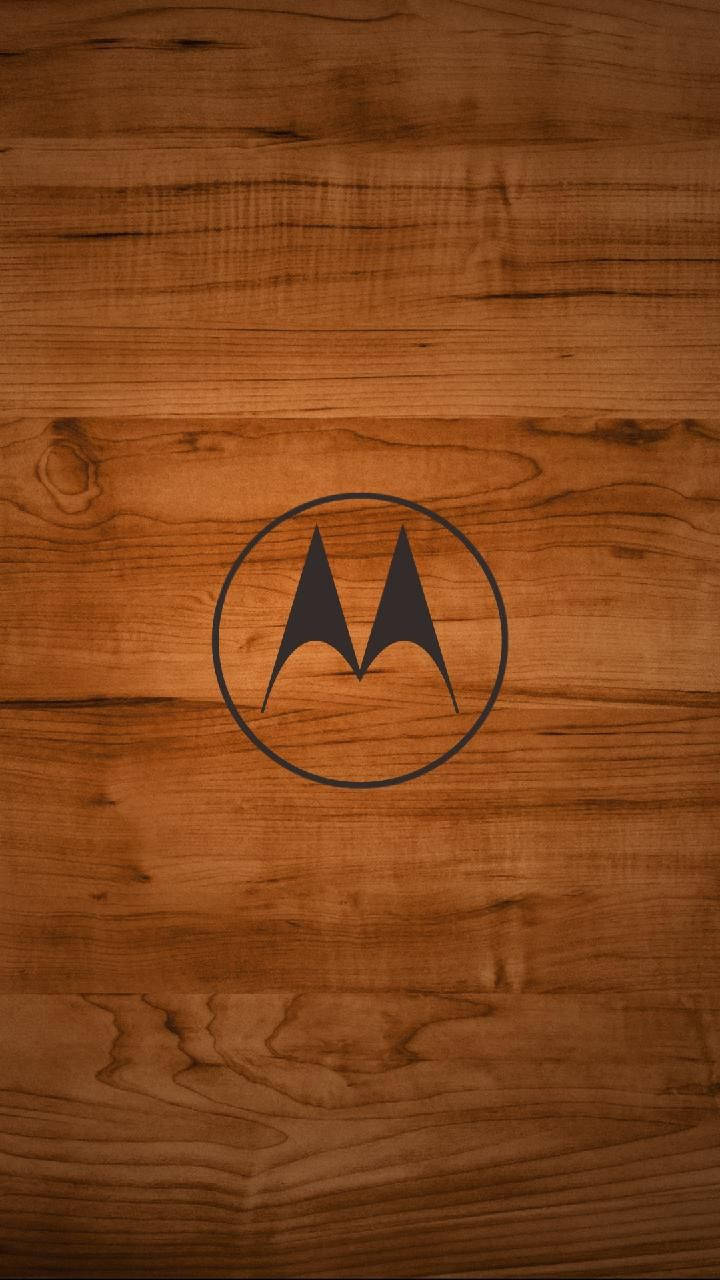 Ξύλινο Λογότυπο Motorola Ταπετσαρία
