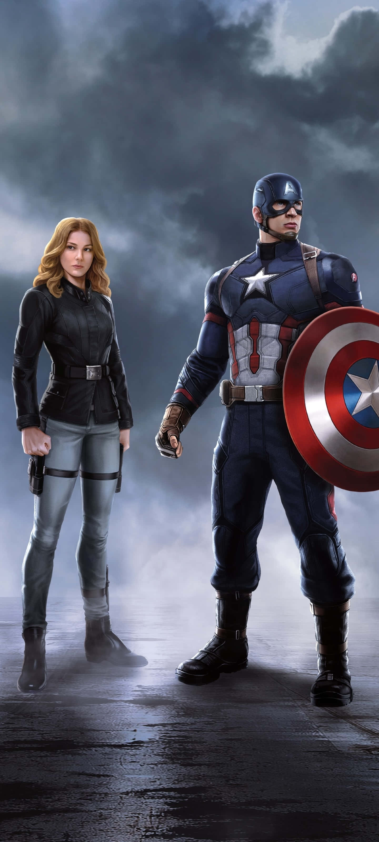 Ο Captain America Αναλαμβάνει μια Ηρωική Αποστολή Ταπετσαρία