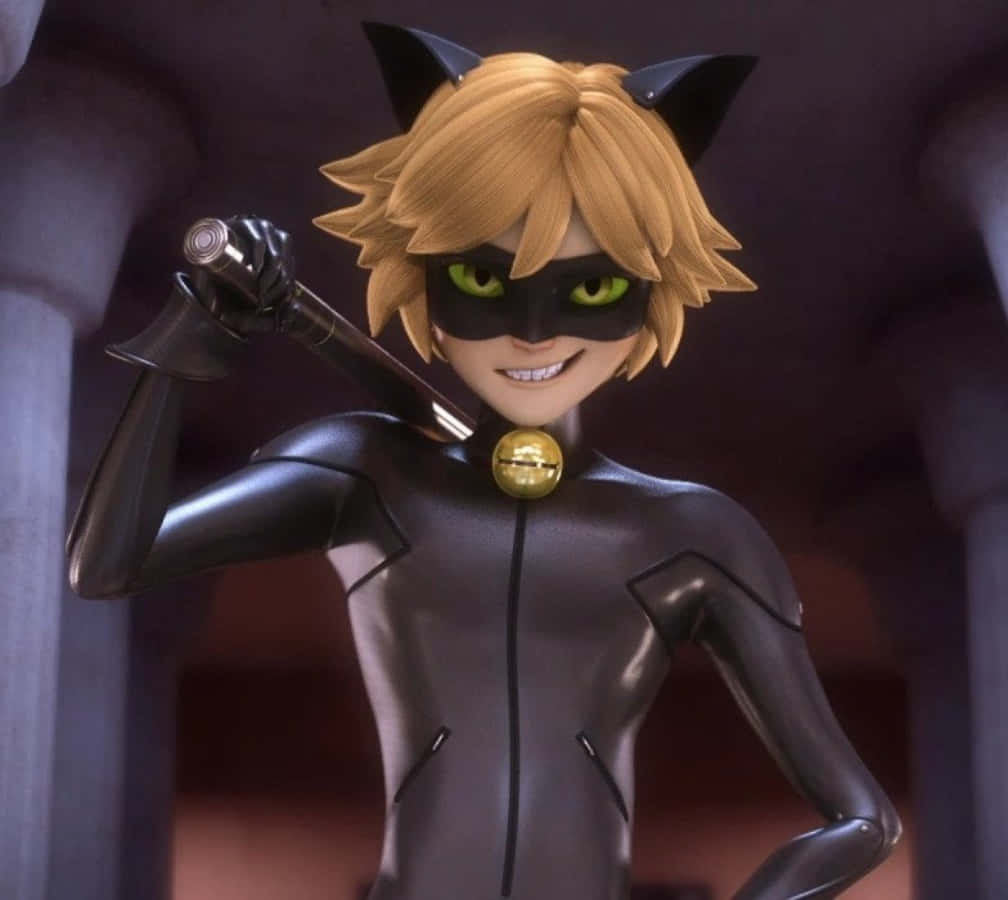 Ο Cat Noir είναι εδώ για να σώσει την ημέρα! Ταπετσαρία