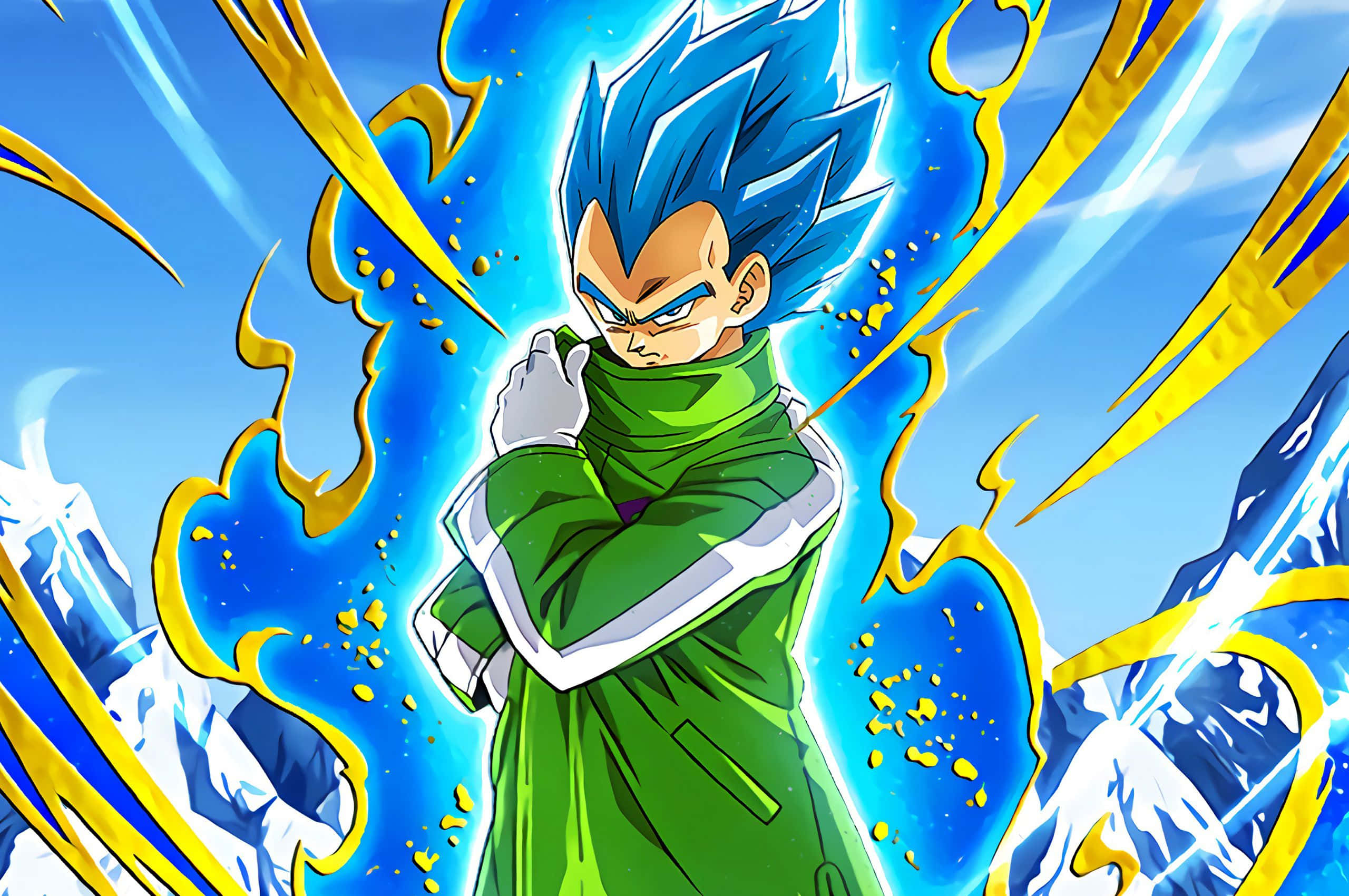 Ο Freeza φέρνει τον Broly για να πολεμήσει τους Goku και Vegeta στο Dragon Ball Super Broly Ταπετσαρία