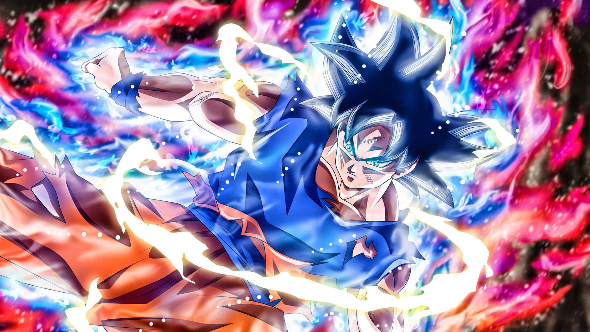 Ο Goku απελευθερώνει τη δύναμη του Ultra Instinct! Ταπετσαρία