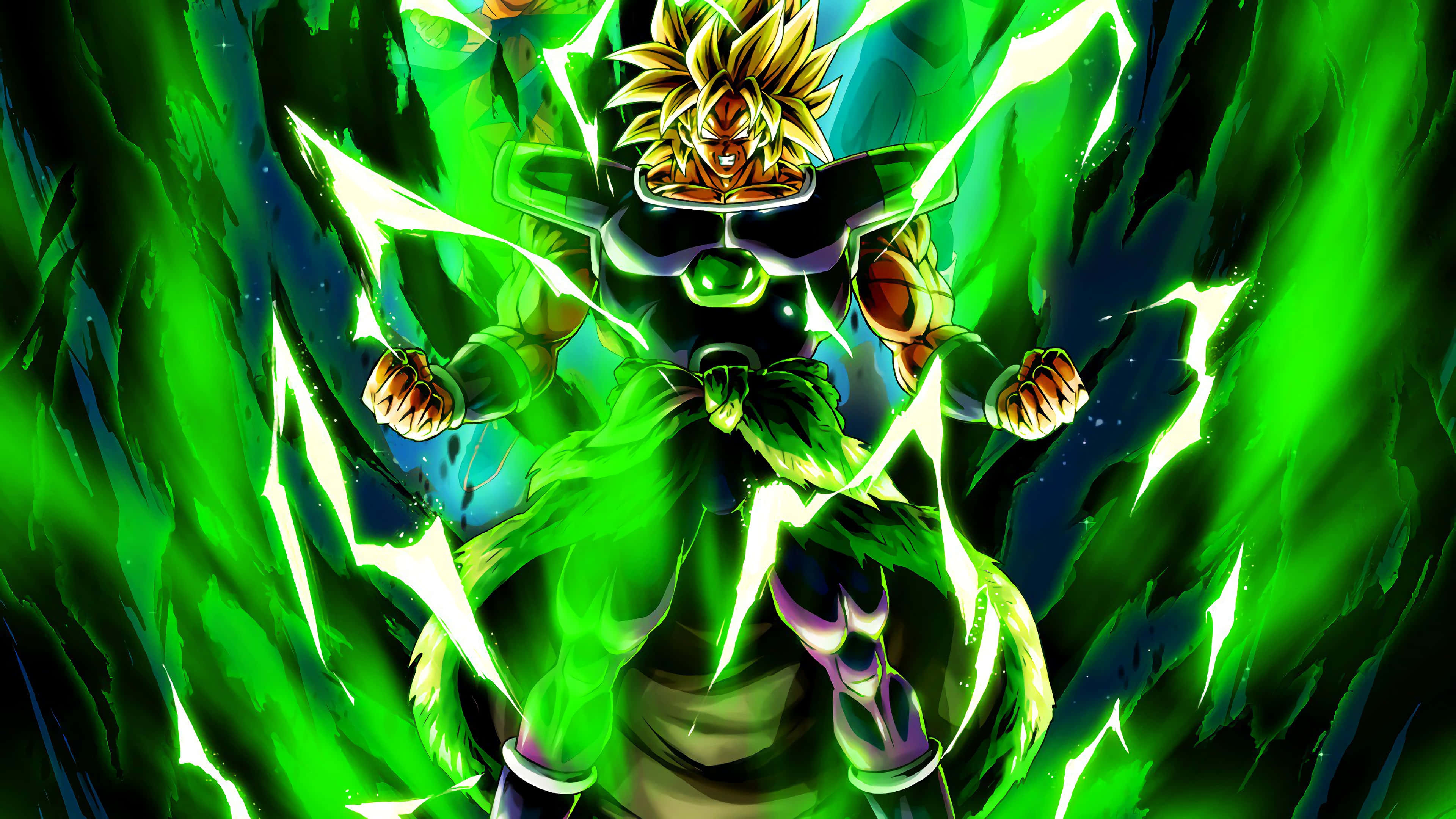 Ο Goku ετοιμάζεται να αντιμετωπίσει τον θρυλικό Saiyan, Broly Ταπετσαρία