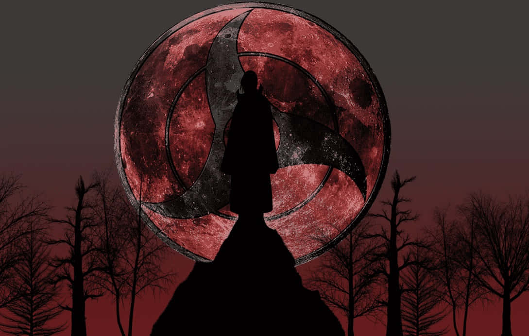 Ο Itachi Uchiha κοιτάζει τον νυχτερινό ουρανό Ταπετσαρία