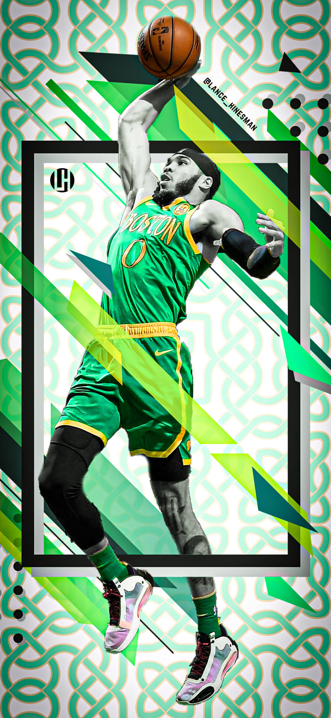 Ο Jayson Tatum σε Δράση κατά τη Διάρκεια του Αγώνα Ταπετσαρία