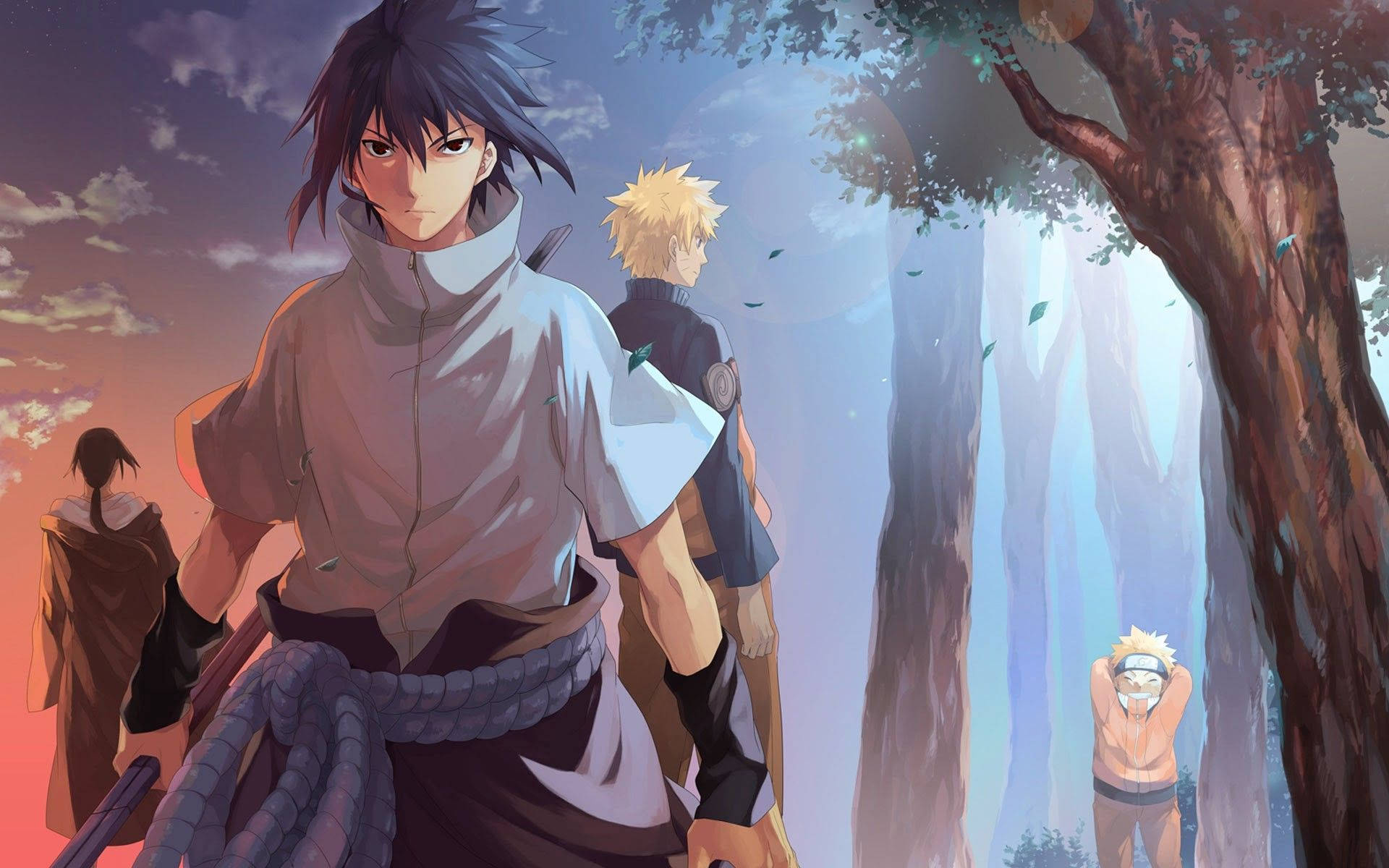 1920x1200 Ταπετσαρία Sasuke και Itachi HD — Sasuke Ταπετσαρία