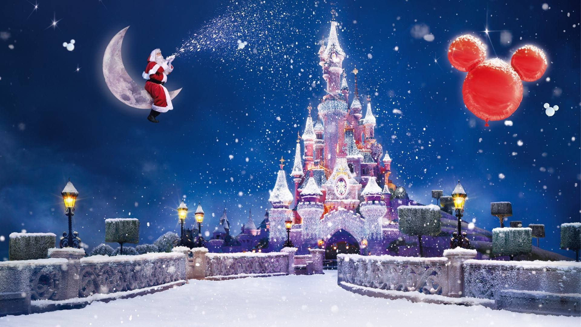 Ο Άγιος Βασίλης και το Κάστρο της Disney Ταπετσαρία