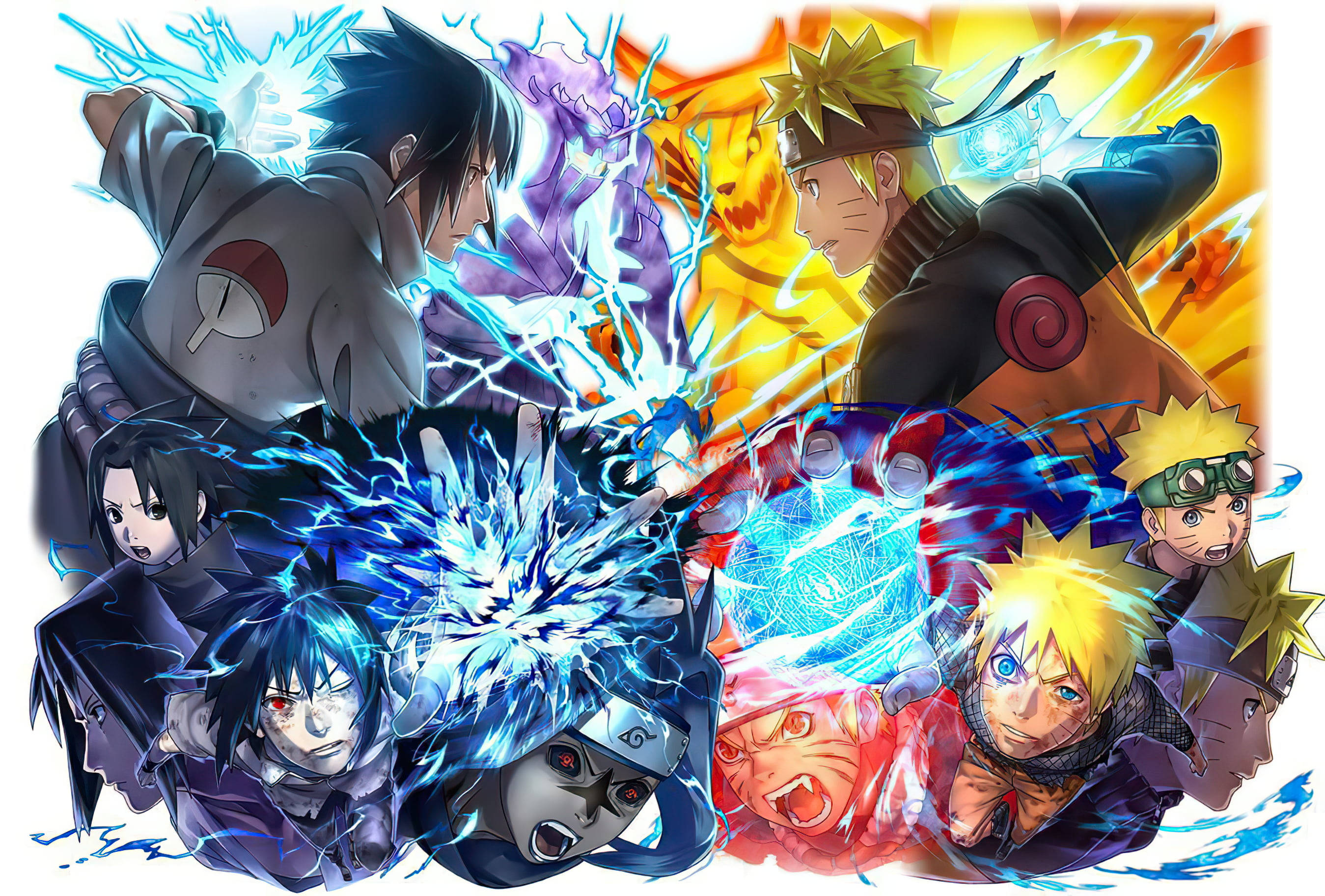 Ο πιο cool Naruto εναντίον Sasuke Ταπετσαρία