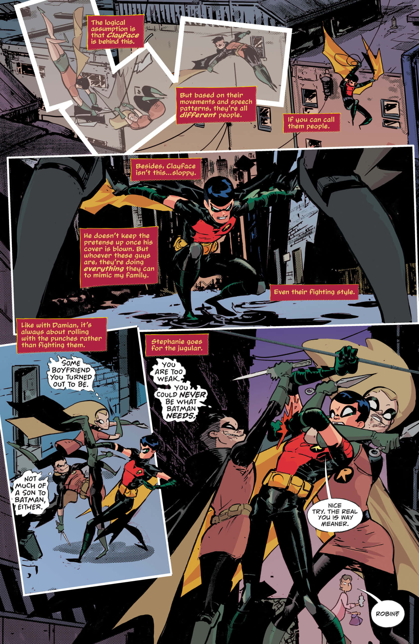 Ο σίγουρος Tim Drake αναδεικνύει τις υπερηρωικές του ικανότητες Ταπετσαρία