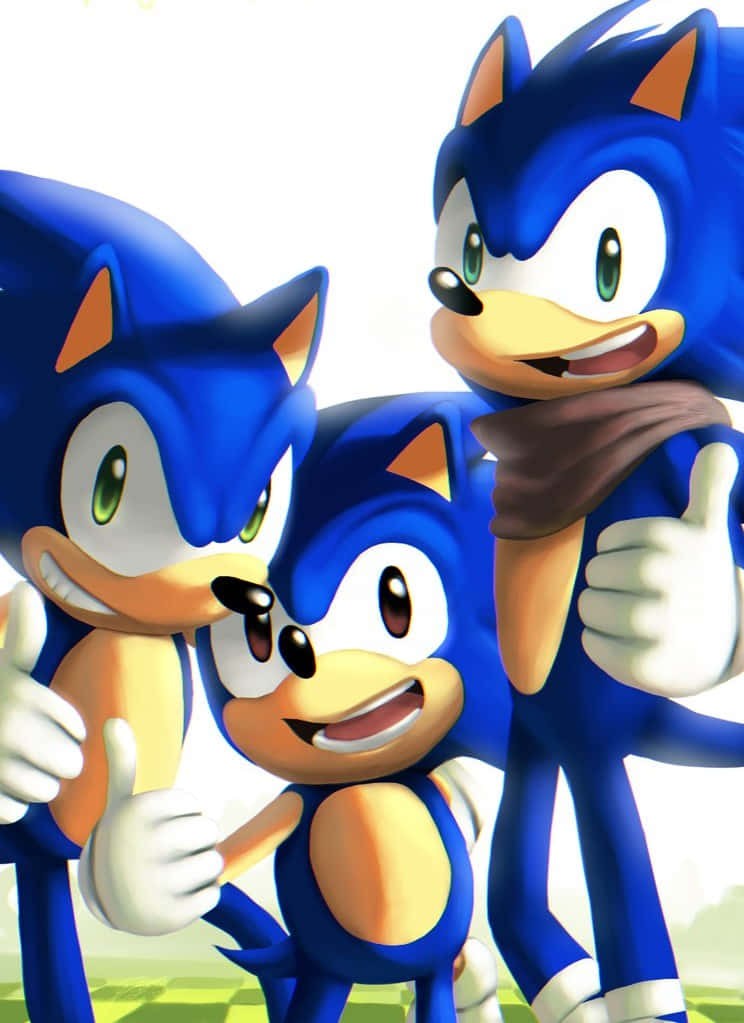 Ο ταχύτερος ήρωας, ο Sonic, έτοιμος να σώσει την ημέρα! Ταπετσαρία