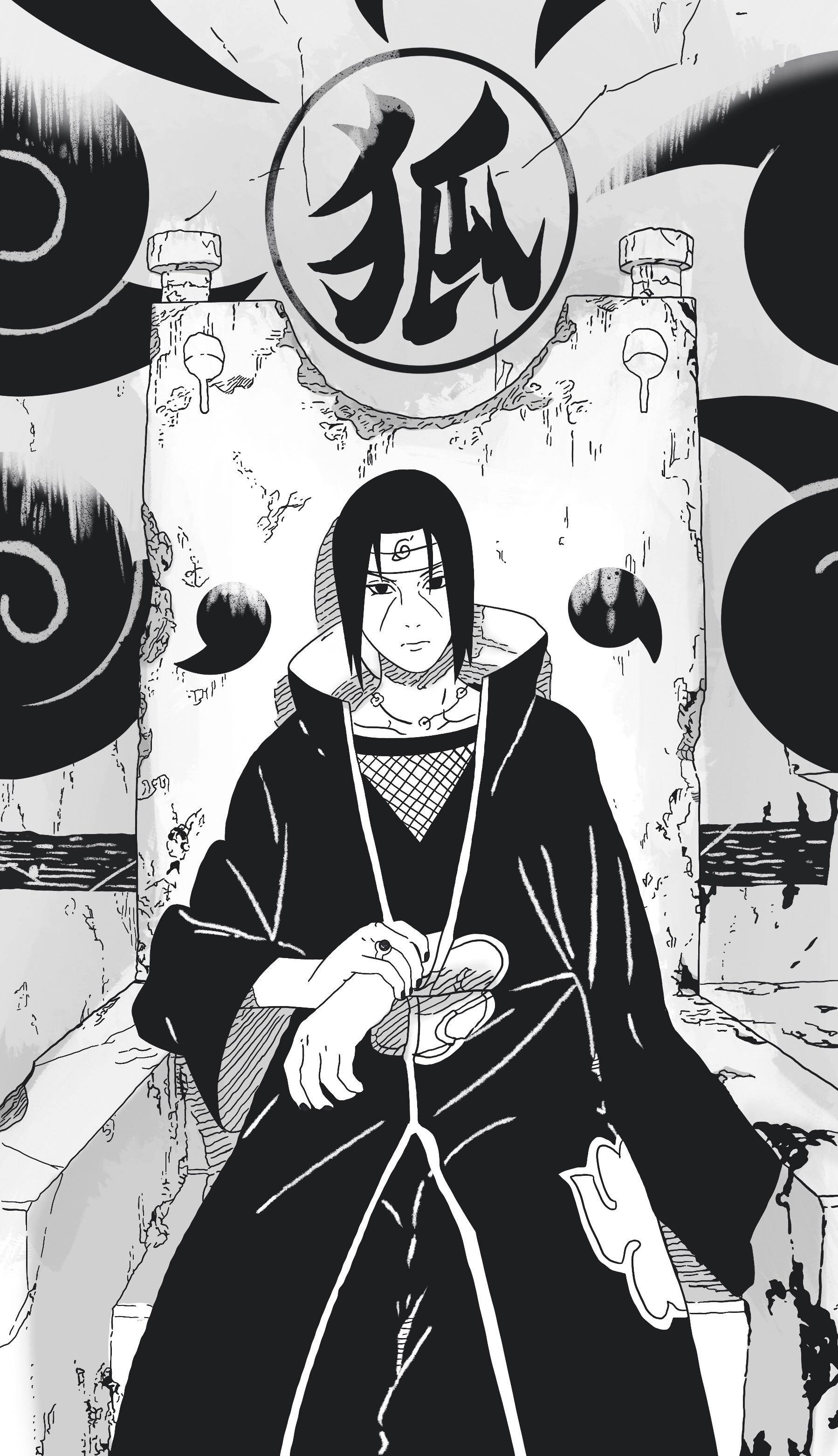 Πάνελ Μάνγκα Uchiha Itachi Ταπετσαρία