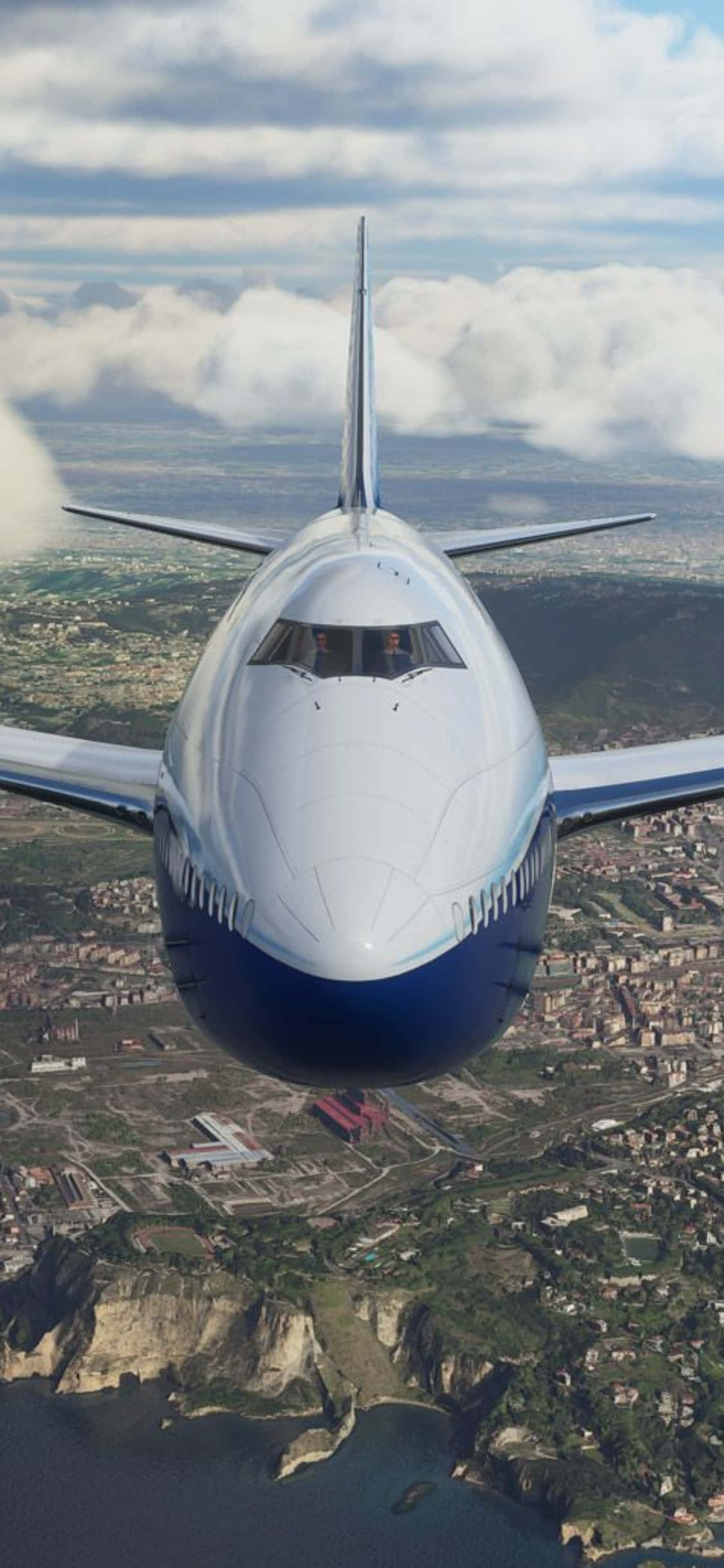 Πάρτε το πάθος σας για εξερεύνηση των ουρανών σε νέα ύψη με το iPhone Xs και το Microsoft Flight Simulator. Ταπετσαρία