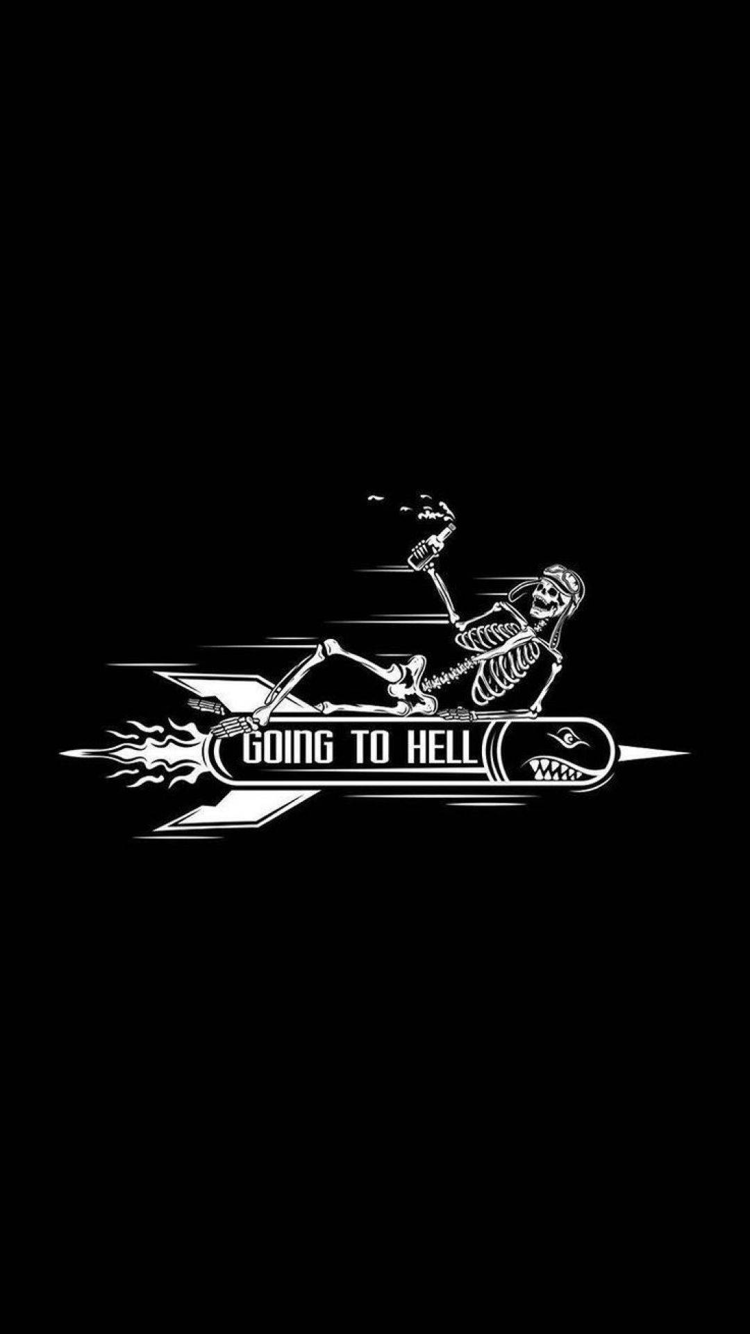 Πάω στην Κόλαση Halloween iPhone Ταπετσαρία